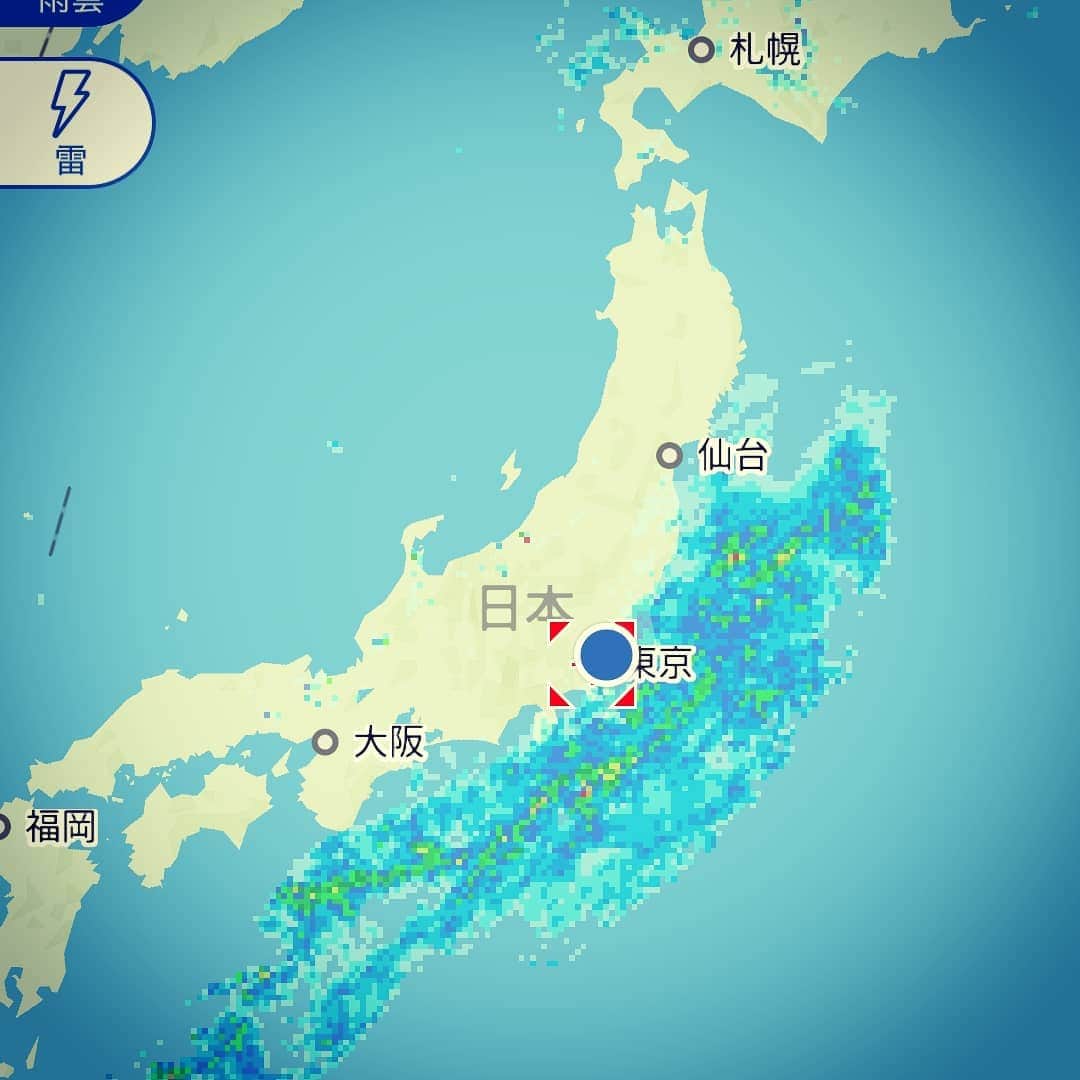 松本隆博のインスタグラム：「。 おー、ラッキーヽ(*´∀｀)ノ 雨なんとか回避（＾Ｏ＾） このくそ重い荷物とギター 持って傘さして都内移動は ほんと修行だから…(￣▽￣;) 有難い！ついてる！」
