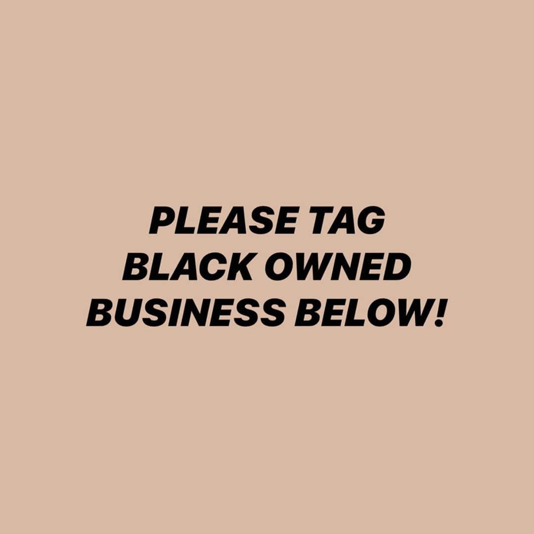 ジェイデ・ピアスのインスタグラム：「Please tag black owned businesses below, we need to give them as much exposure as we can! Big and small companies! If you’re a black owned company hit me up, I want to promote as many as I can. Please also watch @jackieaina latest IGTV post (you can find the link on my story). Please please I urge you to watch her video and listen to what she’s saying because she’s sending an important message.」