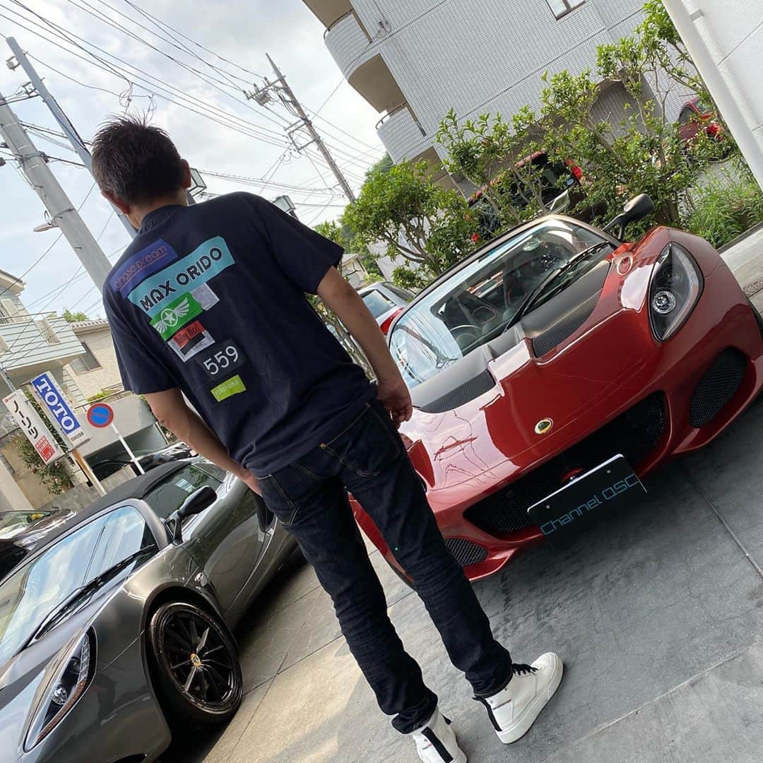 織戸学さんのインスタグラム写真 - (織戸学Instagram)「ロータスエリーゼに触れた1日。  素晴らしい車だね。  MAX ORIDO new Tシャツ」6月4日 16時34分 - maxorido