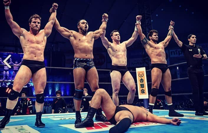 トーア・ヘナーレさんのインスタグラム写真 - (トーア・ヘナーレInstagram)「外国人チーム。  Dem Gaijin Boys. We started the year off big, and well finish it big too.  Stay safe brothers.  #StayHome #NJPW #Foreigners #Gaijin #NJPWWorld #NJPWGlobal #LADojo #NogeDojo #新日本プロレス道場　#新日本プロレス　#WarriorWithin #KiwiStrongStyle #KarlFredericks #AlexCoughlin #ClarkConnors #Henare #Muscle #Future #NJoUSA #NJUSA」6月4日 16時56分 - henarenz