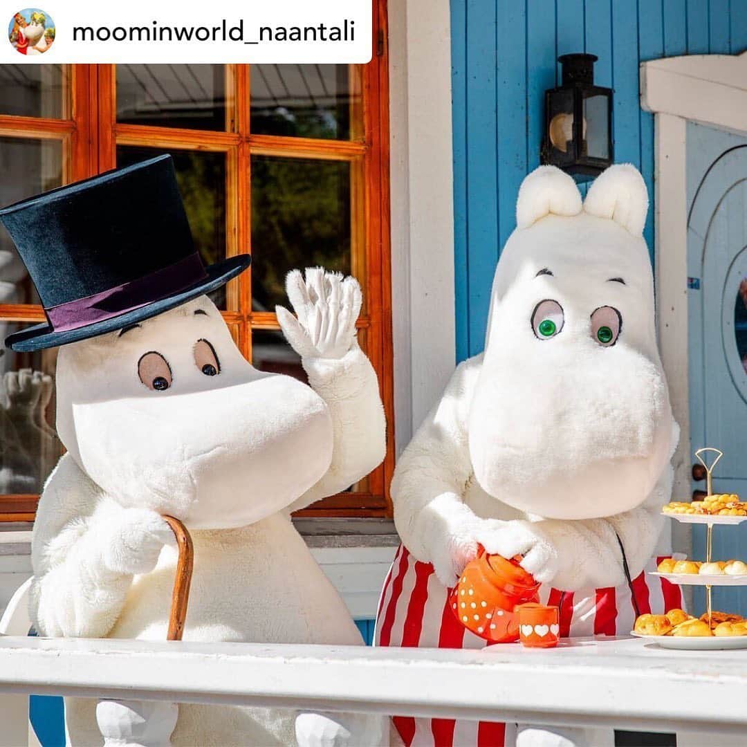 ムーミンさんのインスタグラム写真 - (ムーミンInstagram)「Would you like to visit Moominworld?🥰 😍 Repost • @moominworld_naantali The best news of the summer: Moominworld opens on 6.6. Entry with pre-purchaced tickets only. #moomins #moominworld #visitnaantali #visitturku #kissmyturku #moomin #moominofficial」6月4日 17時19分 - moominofficial