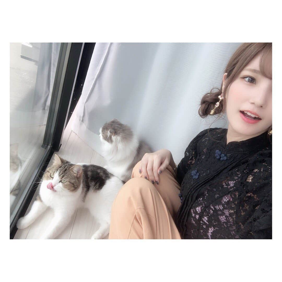 かすさんのインスタグラム写真 - (かすInstagram)「久々に外出る日だったから めちゃめちゃ準備したろ！って思って ヘアアレしちゃった . 中華系🇨🇳 カラコンは #MOLAKの #ダズルグレー 服はタグ付けしてあるよ～ ヘアカラーもタグ付けしてあるよ～ いつもありがとうございます○」6月4日 19時44分 - kasuu_kasu