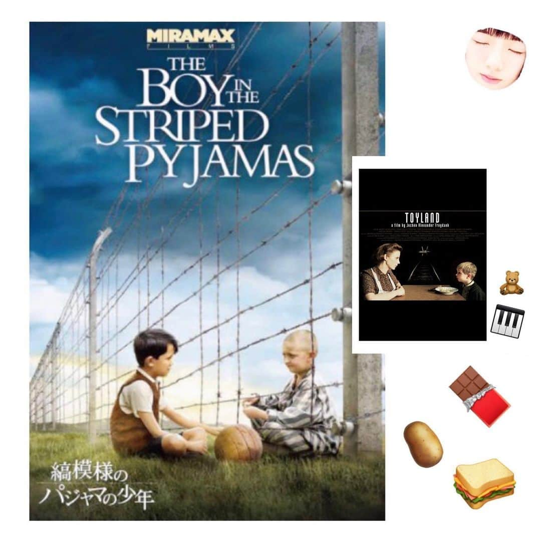 花田優里音のインスタグラム：「#花田の心に残る映画ノート . 🎬『THE BOY IN THE STRIPED PYJAMAS』 （縞模様のパジャマの少年）  純粋な少年の友情とホロコーストのお話。 2人の少年があまりにもピュアだからこその 傷つけ必要とし合って時代に翻弄される様子も 家族や関わる人みんな、表情が印象的だった。 変わっていったり耐えていたり。 観ている間、ずっと心が苦しい。 ラストが衝撃的で 嘘でしょと唖然として受け入れたくないのに 最後のカットが圧倒的に異様に長くて これがこの話の結末だと思い知らされました。 観た後引きずって何も手につきませんでした。 こんなこと…こんなこと…ってずっと。 でも、 絶対観るべきだったと思う映画でした。 . これと合わせて 🎬『SPIELZEUGLAND/TOYLAND』 (おもちゃの国) という、短編映画が心に残っています。 日本語訳がなくて、言葉がいまいち 私は分かっていないところもありましたが、 その時代を生きる人の背負うものや覚悟が 静かな13分の短いお話の中で ズンと伝わってきました。 結末は縞模様のパジャマの少年と全然違います。 YouTubeにあるのでぜひ。 https://youtu.be/PwrySjp4J9Q  ホロコーストの映画は どれもやるせない気持ちになります。 『ジョジョラビット』も観ようと思います。 . #theboyinthestripedpyjamas  #縞模様のパジャマの少年  #spielzeugland #toyland #おもちゃの国 #shortfilm  #映画 #eiga #movie #film #映画時間 #洋画  #映画好き #映画好きな人と繋がりたい  #映画ノート #映画鑑賞  #最近暑くて汗かくから痩せれる気がする  #学校まで坂道で筋肉つきそうな気がする」