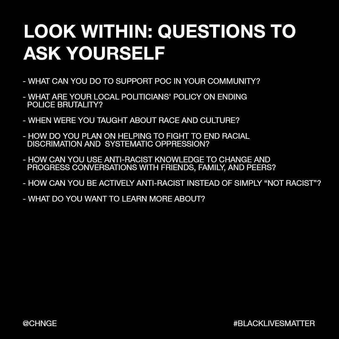 ニーナ・ガルシアさんのインスタグラム写真 - (ニーナ・ガルシアInstagram)「75 ways you can help #BlackLivesMatter from where and who to donate, petitions to sign, how to contact our representatives and how to get more information about the movement. #Repost @chnge ・・・ #BlackLivesMatter. This is not a problem that will solve itself. Take a few minutes to swipe and learn how we can be better allies. Educate yourself and take action. Share this post with friends. Encourage those around you to take action. Together we stand. ✊🏿✊🏻✊🏾✊🏼✊🏽 Some organziations to checkout and follow include @naacp @mnfreedomfund @blklivesmatter @reclaimtheblock @civilrightsorg and @colorofchange to name a few. Please drop more suggestions you may have below. 🖤 #BLM #blacklivesmatter✊🏾 #justiceforfloyd #justiceforgeorgefloyd #justiceforahmaud」6月4日 23時11分 - ninagarcia