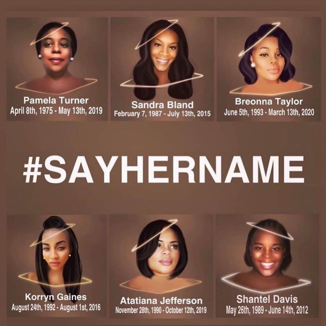 マリサ・トメイさんのインスタグラム写真 - (マリサ・トメイInstagram)「#SAYHERNAME  Say their names. Remember their names. #BlackLivesMatter #BlackWomensLivesMatter  Artwork by @seethrunikki」6月5日 0時56分 - marisatomei