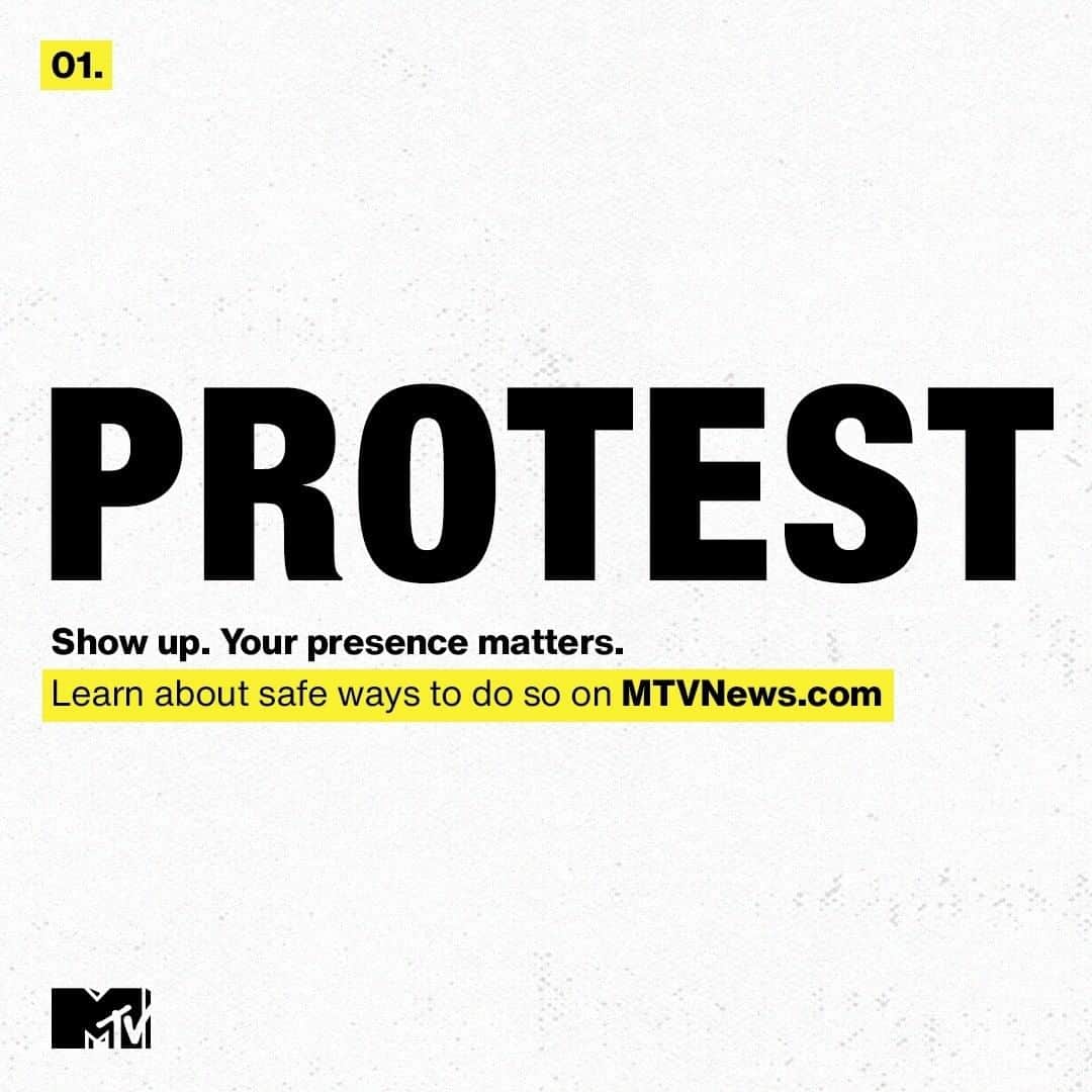 MTVさんのインスタグラム写真 - (MTVInstagram)「It’s on all of us – including me, the guy behind the keyboard – to 𝘁𝗮𝗸𝗲 𝗮𝗰𝘁𝗶𝗼𝗻 to affirm that #BlackLivesMatter and end police brutality. These are 6 things you can do right now, and remember to keep doing for the long haul.」6月5日 1時02分 - mtv