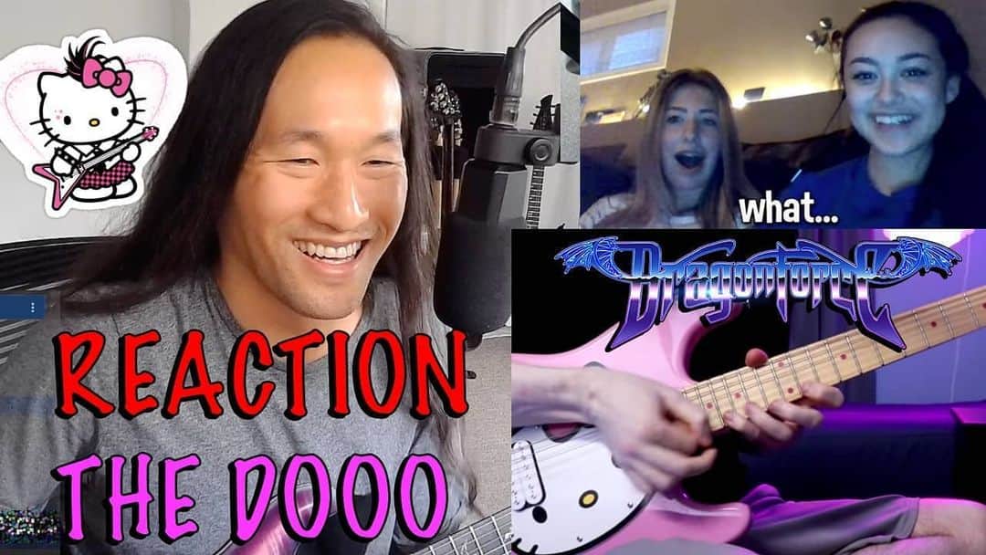 DragonForceさんのインスタグラム写真 - (DragonForceInstagram)「Reaction Video: @hermanli live reaction to @dooo_official "Playing Guitar on Omegle but I pretend I'm a beginner 2." See what @hermanli  thinks of TheDooo playing Through the Fire and Flames. Will @dooo_official accept Herman Li's challenge? Link on bio or our YouTube!  https://youtu.be/r7zg9fBcr-U #dragonforce #hermanli #livestream #reaction #reactionvideos #thedooo」6月5日 1時33分 - dragonforcehq