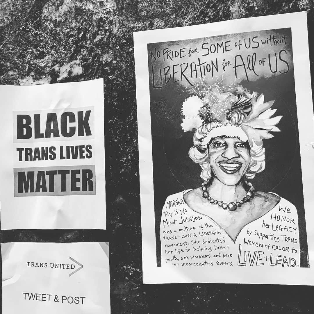 のインスタグラム：「No pride for some of us without liberation for all of us. #blacktranslivesmatter #pride」