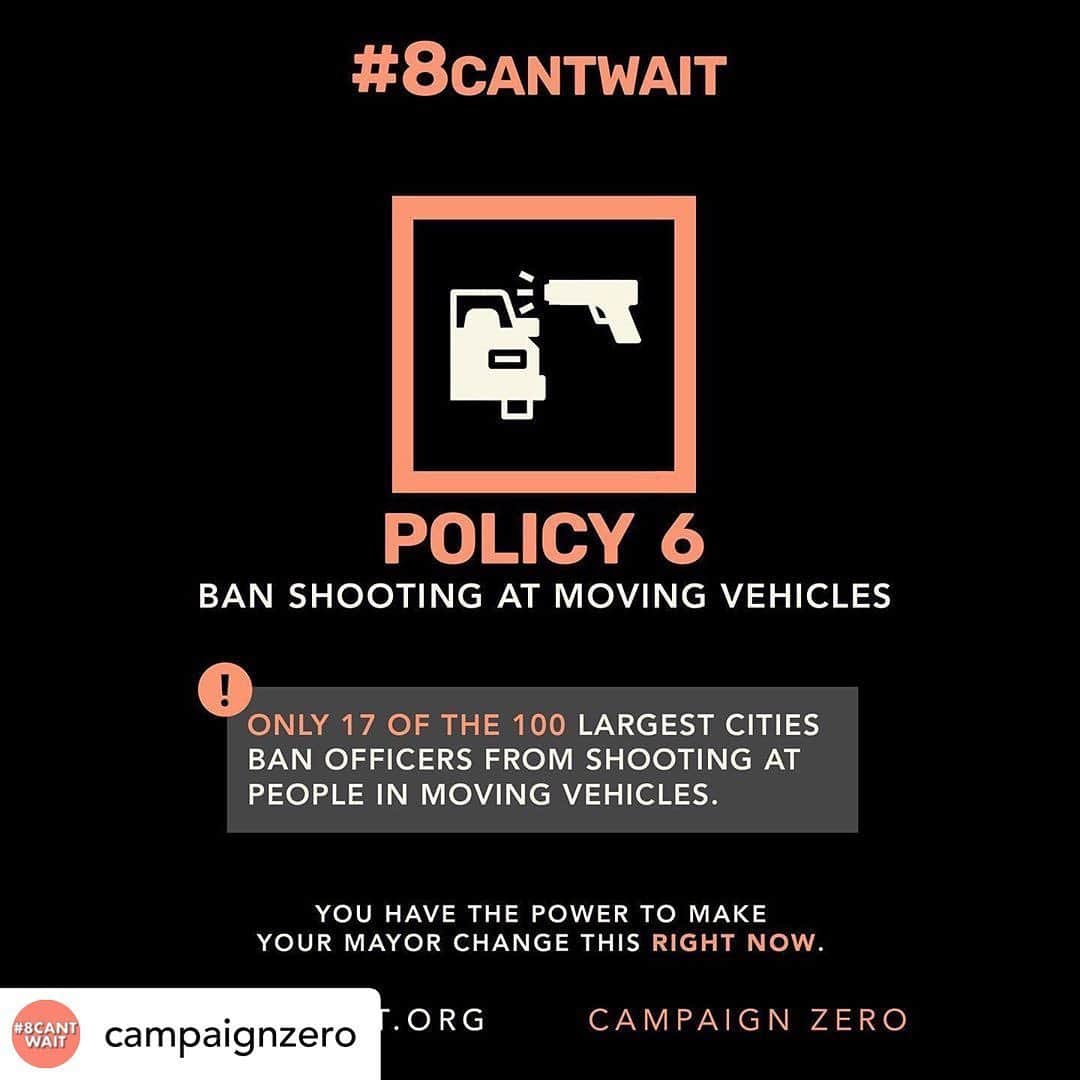 LUSH Cosmeticsさんのインスタグラム写真 - (LUSH CosmeticsInstagram)「#Repost @campaignzero ・・・ ✊🏿✊🏾Hey fam, many of you have been asking what more you can do and we’ve heard you.  Today we launch a new campaign: #8CANTWAIT. Together these 8 use of force policies can reduce police violence by 72%. And your Mayor has the power to adopt them all right now.  We need YOU to call and email your mayors, wherever you are, and tell them to adopt these 8 life-saving policies RIGHT NOW! We cannot standby any longer while the police kill people. Visit 8CANTWAIT.ORG and use our tools to find your Mayor’s contact info, and see if your city already has any of these policies in place. Help us spread the word and tag 10 people you want to see this policy! Together we CAN END police violence in America.✊🏿✊🏾」6月5日 2時34分 - lushcosmetics