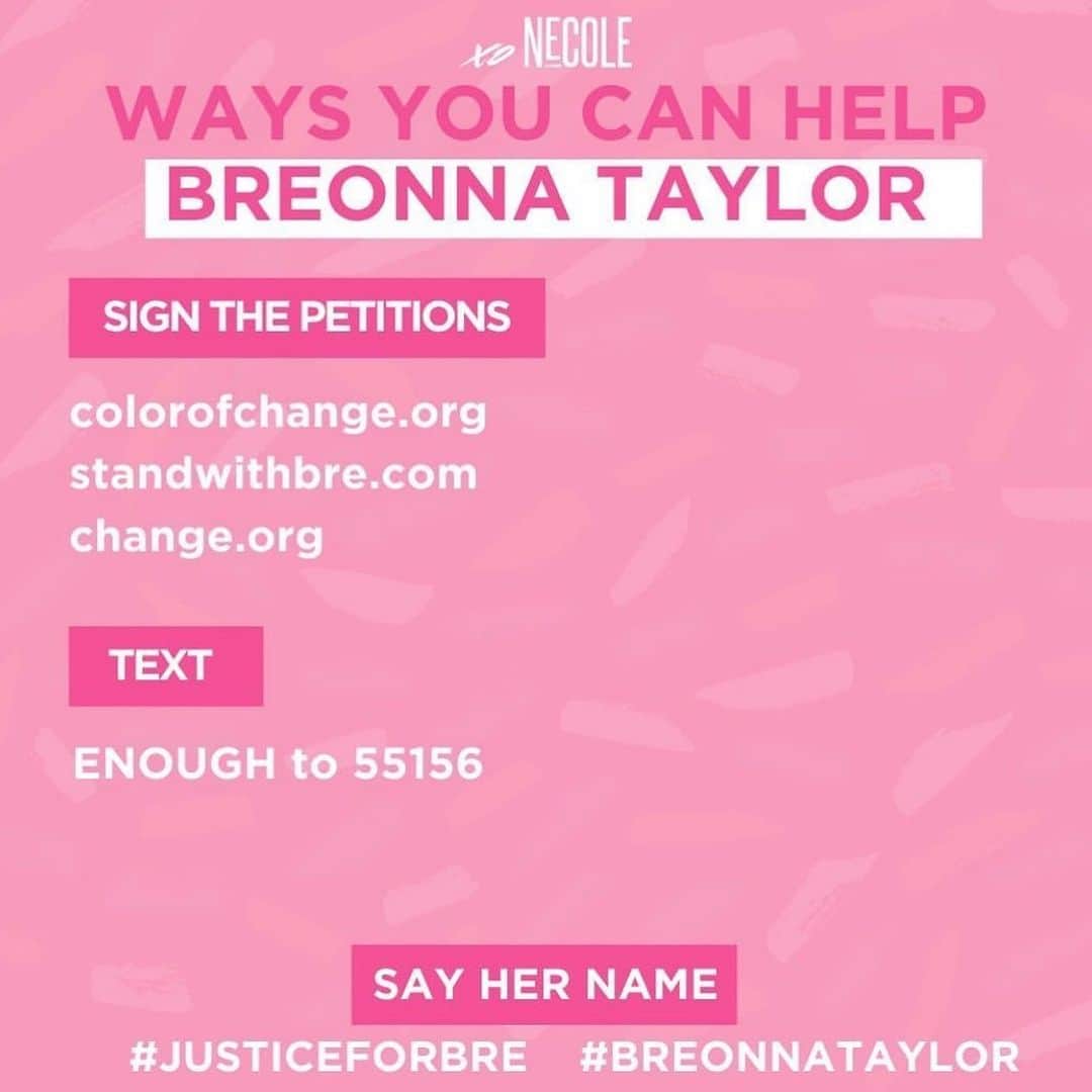 ジェイド・ペティージョンさんのインスタグラム写真 - (ジェイド・ペティージョンInstagram)「Let’s do this. Swipe for resources. #breonnataylor  #sayhername #justiceforbreonnataylor」6月5日 6時04分 - jadepettyjohn_official