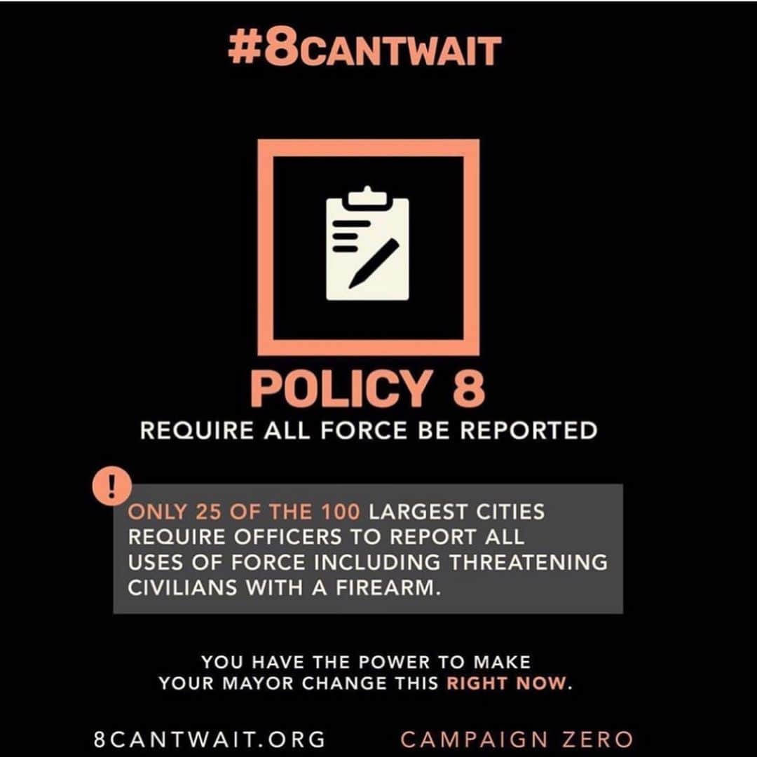 ヴァネッサ・ハジェンズさんのインスタグラム写真 - (ヴァネッサ・ハジェンズInstagram)「@campaignzero has launched #8CantWait, a list of 8 policies that, when combined, have the power to reduce police violence that results in death by up to 72%. YUP you read that right. 72%. The 8 policies are common sense and easy to understand ideas regarding use-of-force that will make our communities safer. I’m supporting #8CantWait, and I urge you to join me. Let’s flood the mayor’s offices across the country with clear demands that these policies be enacted immediately. We simply CANNOT wait — too much is at stake. These changes can be made RIGHT NOW. Your mayor has the power to change them immediately, but we have to use our voices and make the demand. Go to 8cantwait.org」6月5日 6時05分 - vanessahudgens