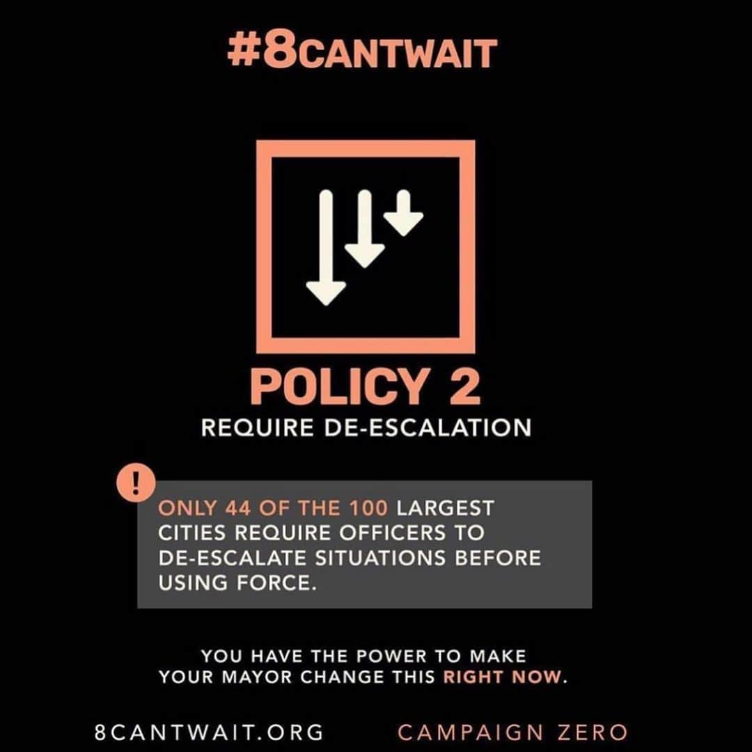 ヴァネッサ・ハジェンズさんのインスタグラム写真 - (ヴァネッサ・ハジェンズInstagram)「@campaignzero has launched #8CantWait, a list of 8 policies that, when combined, have the power to reduce police violence that results in death by up to 72%. YUP you read that right. 72%. The 8 policies are common sense and easy to understand ideas regarding use-of-force that will make our communities safer. I’m supporting #8CantWait, and I urge you to join me. Let’s flood the mayor’s offices across the country with clear demands that these policies be enacted immediately. We simply CANNOT wait — too much is at stake. These changes can be made RIGHT NOW. Your mayor has the power to change them immediately, but we have to use our voices and make the demand. Go to 8cantwait.org」6月5日 6時05分 - vanessahudgens