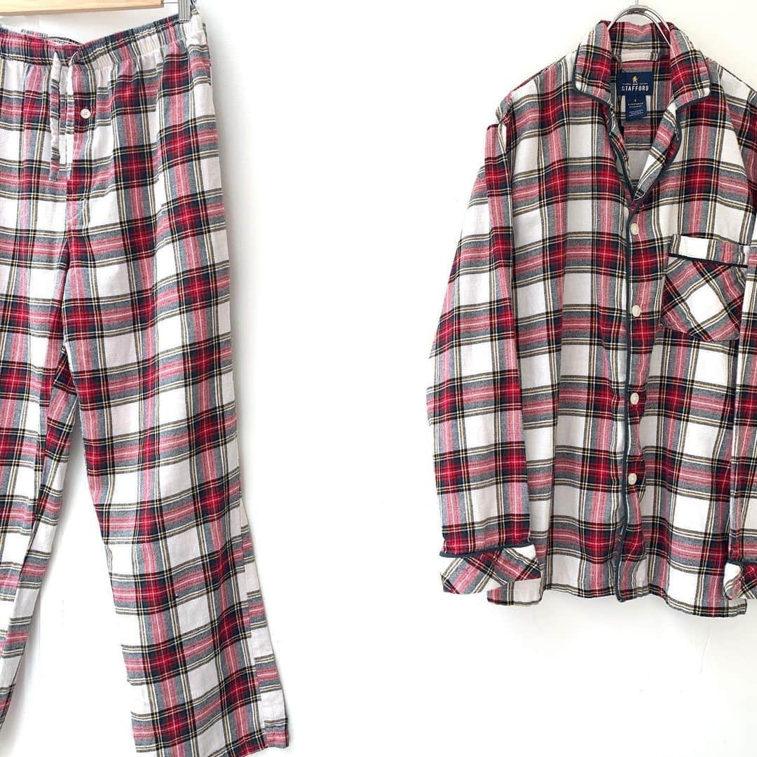 ジャムルさんのインスタグラム写真 - (ジャムルInstagram)「pajama set up ¥7000+tax 白ベースのタータンチェック　パジャマセットアップ！ セットアップで着るのはもちろん、上下別で着ても可愛いし、シャツを腰に巻いても◎ .  WEB SHOPに入荷しております。 是非ご覧ください。 jammru.com  #お問い合わせはお電話で承ります #jammru #osaka  #fashion  #streetstyle  #streetfashion  #vtg  #vintage  #used  #usedclothing  #古着 #古着屋 #ファッション #70s #80s #90s #ご来店の際はマスクの着用をお願い致します」6月5日 15時56分 - jammru
