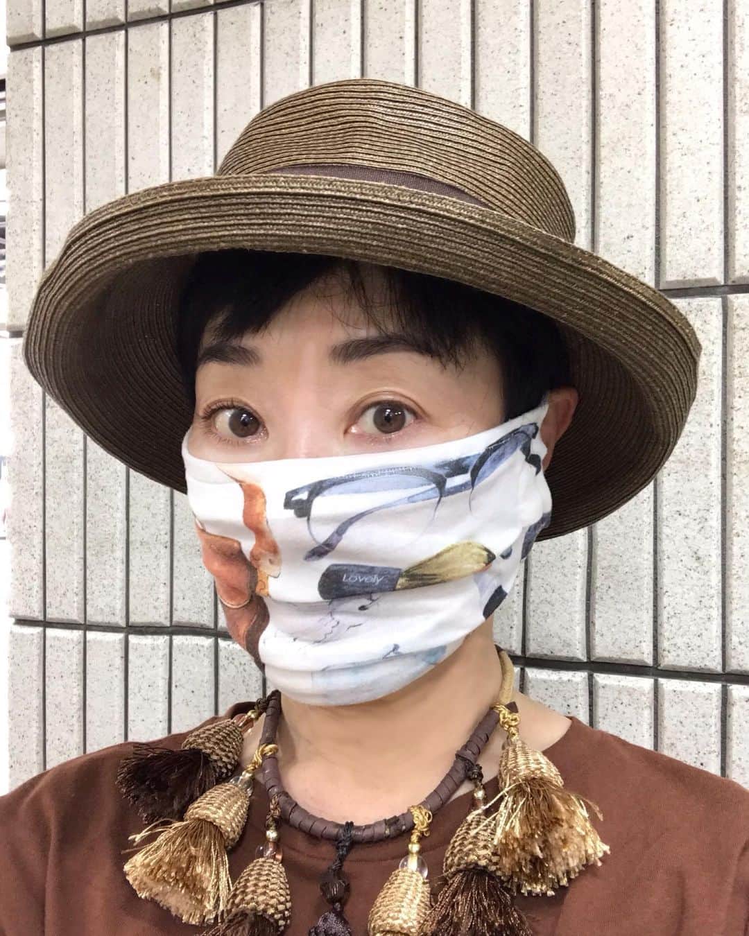 小川知子さんのインスタグラム写真 - (小川知子Instagram)「#ホットヨガ #手作りマスク&アクセサリー #寿司 #小川知子」6月5日 16時27分 - tomoko_ogawa_