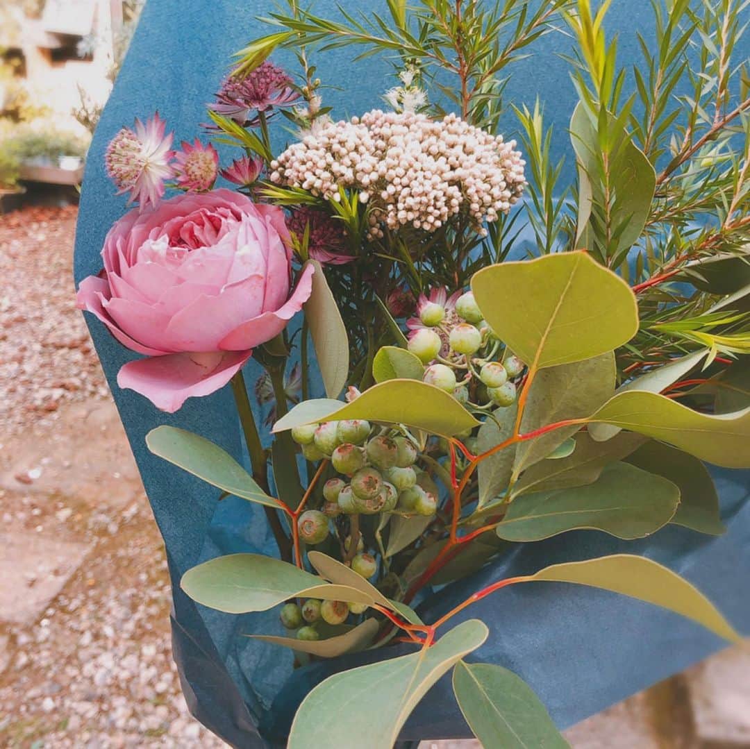 崎本ゆかりさんのインスタグラム写真 - (崎本ゆかりInstagram)「🌿ティーツリーのいい香り…♡ . . . 気づけば６月…早いね〜 #flowers#driedflowers#teatree#eucalyptus#blueberry#green#rose#lovely#beautiful#flowershop#myfav#healing#happy#dayoff#hellojune#summer#memories  #お花大好き#花#癒し#香り#可愛い#花のある暮らし#素敵なお花屋さん#6月#暑い#夏#安定のお団子ヘア#💐」6月5日 16時56分 - yukariiiin5