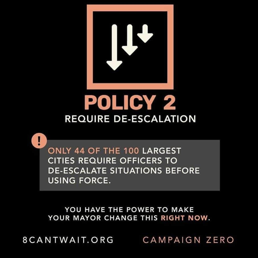 テイラー・ヒルさんのインスタグラム写真 - (テイラー・ヒルInstagram)「More information-  @campaignzero has launched #8cantwait, putting these 8 policies into place can decrease police violence by 72% and it's an action you can take today. Call your Mayor and tell them to take the #8cantwait pledge. Visit their website (8cantwait.org) to find more information on your city.」6月5日 8時28分 - taylor_hill