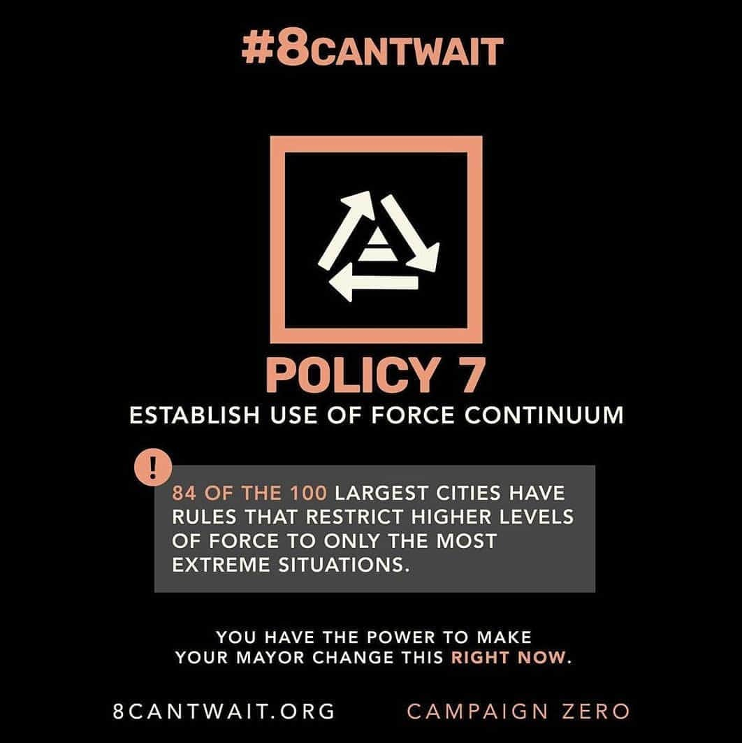 テイラー・ヒルさんのインスタグラム写真 - (テイラー・ヒルInstagram)「More information-  @campaignzero has launched #8cantwait, putting these 8 policies into place can decrease police violence by 72% and it's an action you can take today. Call your Mayor and tell them to take the #8cantwait pledge. Visit their website (8cantwait.org) to find more information on your city.」6月5日 8時28分 - taylor_hill