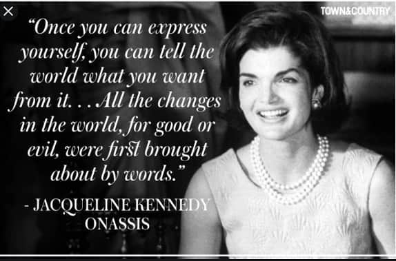 サンドラ・バーンハードさんのインスタグラム写真 - (サンドラ・バーンハードInstagram)「Words of wisdom from one of our greatest First  Ladies #JackieKennedy」6月5日 9時56分 - sandragbernhard