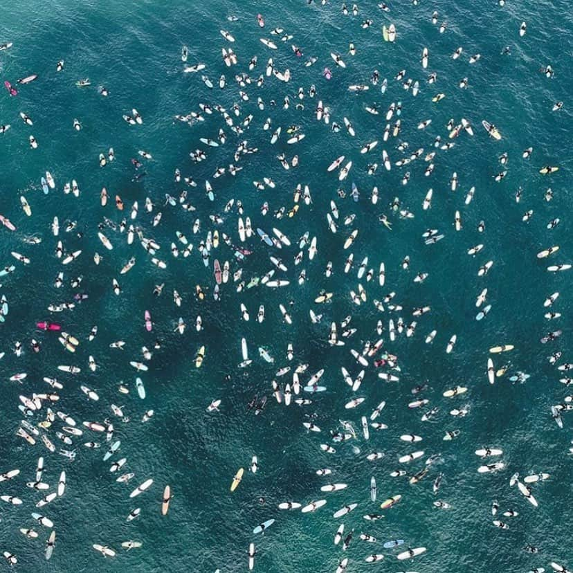 ディプロさんのインスタグラム写真 - (ディプロInstagram)「Me and a couple thousand kids paddled out last night in Encinitas to make a statement. I'm a terrible surfer but much respect to the surfing community for organizing this event to remember George Floyd and thousands of other black victims of police brutality. There was chants and flowers filling the ocean at sunset. No matter who you are you are or where your from you can make your voice heard. #blacklivesmatter @texturedwaves #texturedwaves」6月5日 12時08分 - diplo