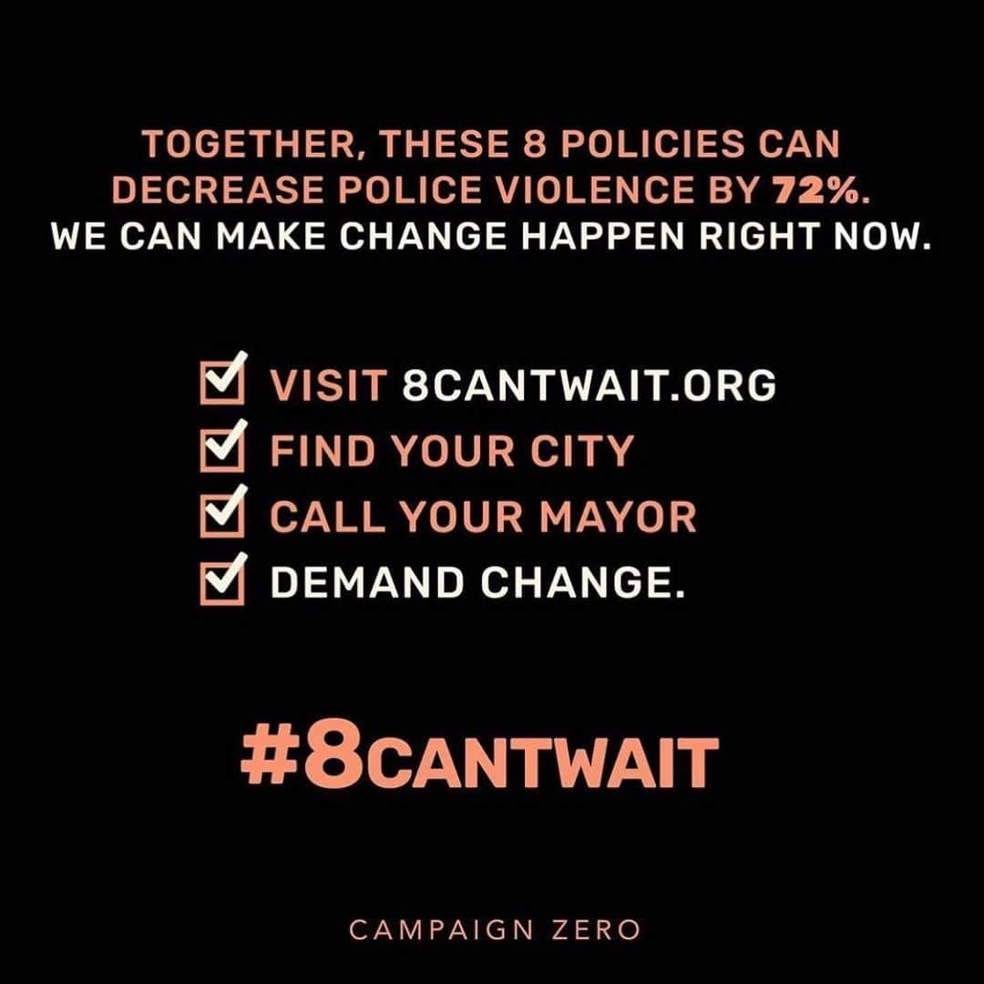 ベラミー・ヤングさんのインスタグラム写真 - (ベラミー・ヤングInstagram)「Imagine if there were a very simple way to reduce police violence by 72% practically instantly.  Thank heaven there is: @campaignzero has 8 steps that mayors can enact now to make the changes that save lives.  Call your mayor & ask them to be the change we want to see. Tell them #8CantWait. 💔❤️ Love each of you so much.  Hope tonight is being gentle to you all. ❤️💗❤️💗❤️ ・・・ WE HAVE SOLUTIONS. WE CAN WIN.  Together, these 8 use of force policies can reduce police violence up to 70%. These solutions allow us to IMMEDIATELY REDUCE HARM, as we defund police and invest instead in COMMUNITIES. ⠀⠀⠀⠀⠀⠀⠀⠀⠀ They don’t take an act of Congress. They don’t take an executive order. ⠀⠀⠀⠀⠀⠀⠀⠀⠀ All we need is for Mayors and police chiefs to do the right thing. ⠀⠀⠀⠀⠀⠀⠀⠀⠀ And we can’t wait. ⠀⠀⠀⠀⠀⠀⠀⠀⠀ Follow @CampaignZero, and visit 8cantwait.org to see your city, call your mayor, and demand change now! Share, share, share! ⠀⠀⠀⠀⠀⠀⠀⠀⠀ #8CantWait #LinkInBio」6月5日 13時22分 - bellamyyoung