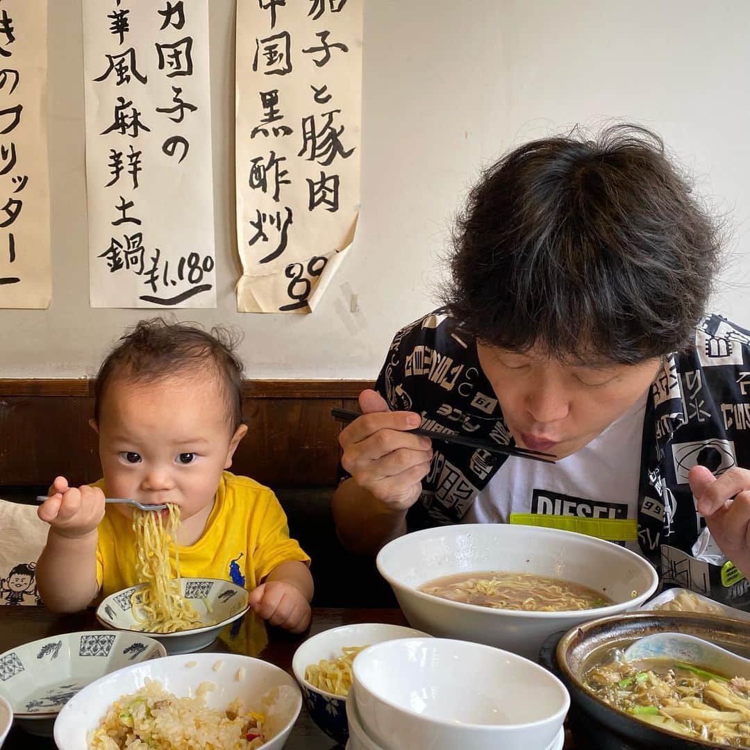 エハラマサヒロさんのインスタグラム写真 - (エハラマサヒロInstagram)「親子だよね〜  #リバウンドしそうでカッコいい」6月5日 14時03分 - eharamasahiro