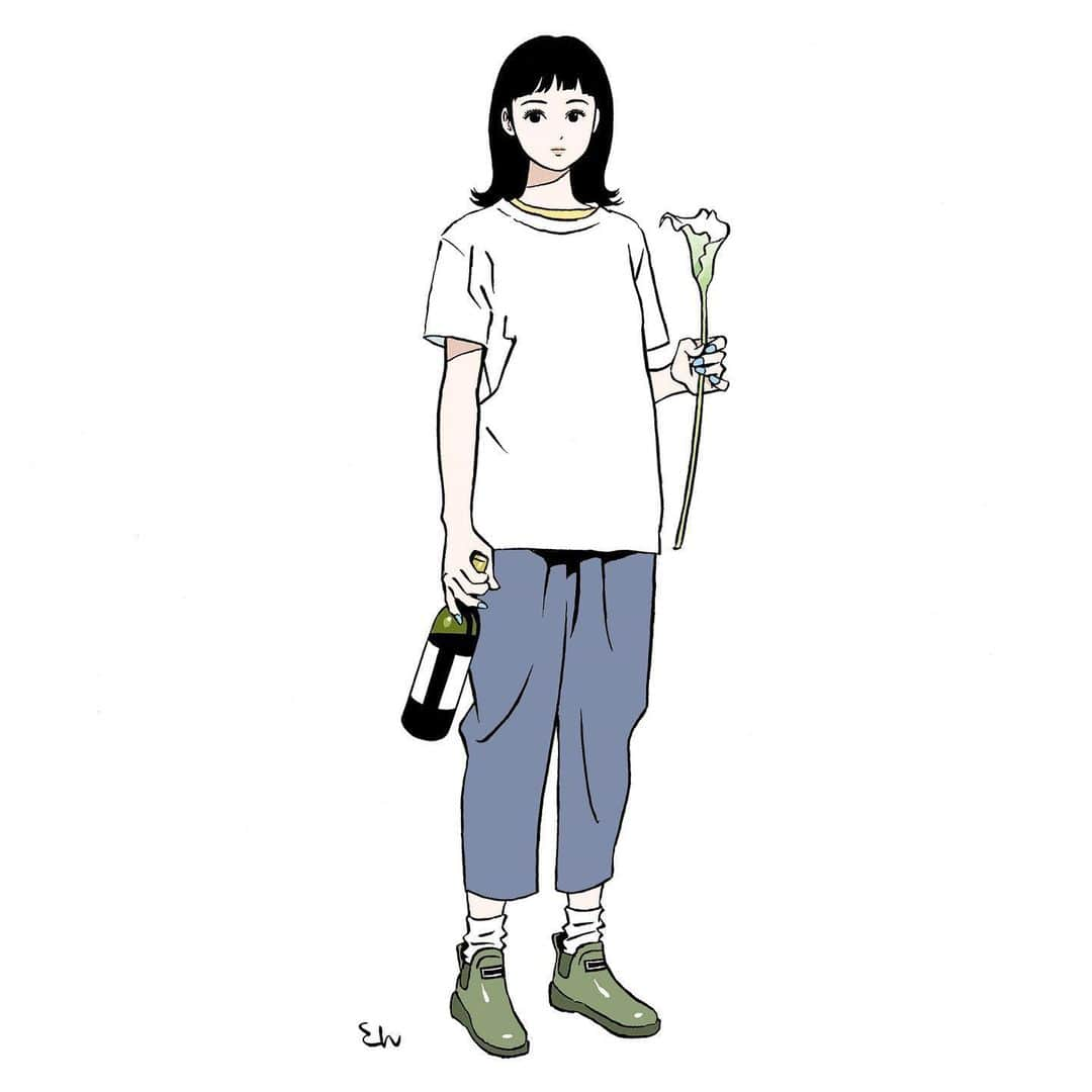 江口寿史さんのインスタグラム写真 - (江口寿史Instagram)「Jun.2020 #illustration #artwork #bandedessinee #comicart #realwineguide」6月5日 14時31分 - eguchiworks