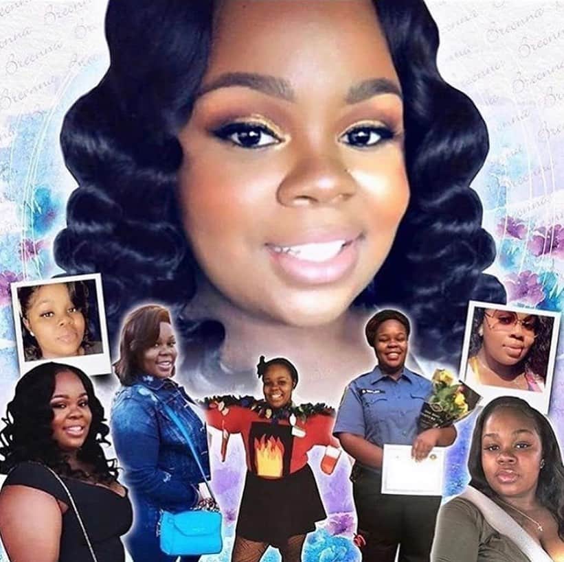 ケリー・オックスフォードのインスタグラム：「Breonna Taylor was killed in her bed by police who not only entered her home unannounced, but were in the wrong house. Today I honor Breonna’s 27th birthday. You were a friend, sister, daughter, niece, an essential EMT with plans to become a nurse and raise a family. Your life changed your community and you continue to change communities today. Today I celebrate you, Breonna, and demand justice for your murder. I will send a prayer to your mother today. I will donate to your family. I will go into the streets and say your name. ❤️ #sayhername #birthdayforbreonna (Link for actions in my bio)」