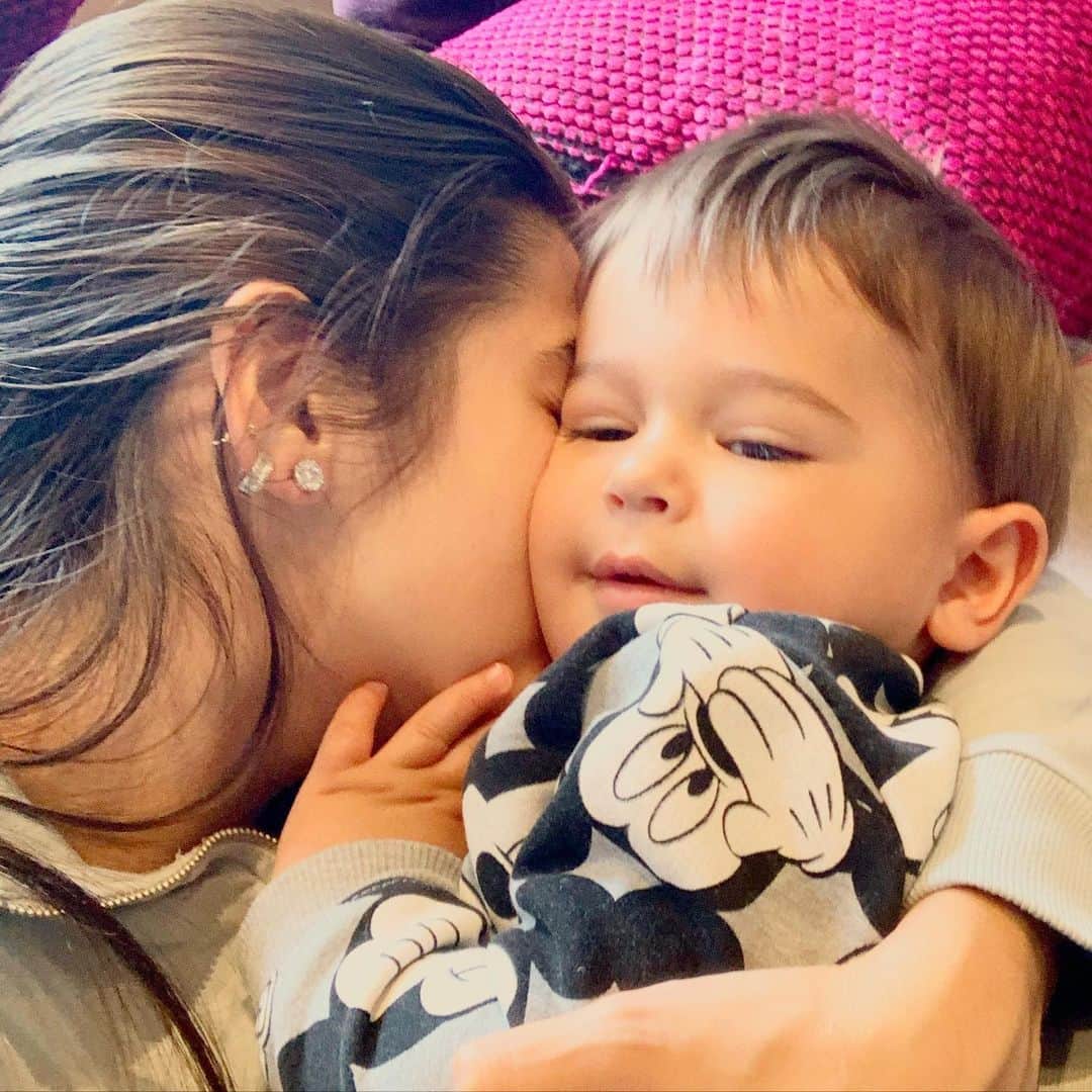ナタリア・ベッカーのインスタグラム：「My sweet boy 💙 I couldn’t ask for more!」