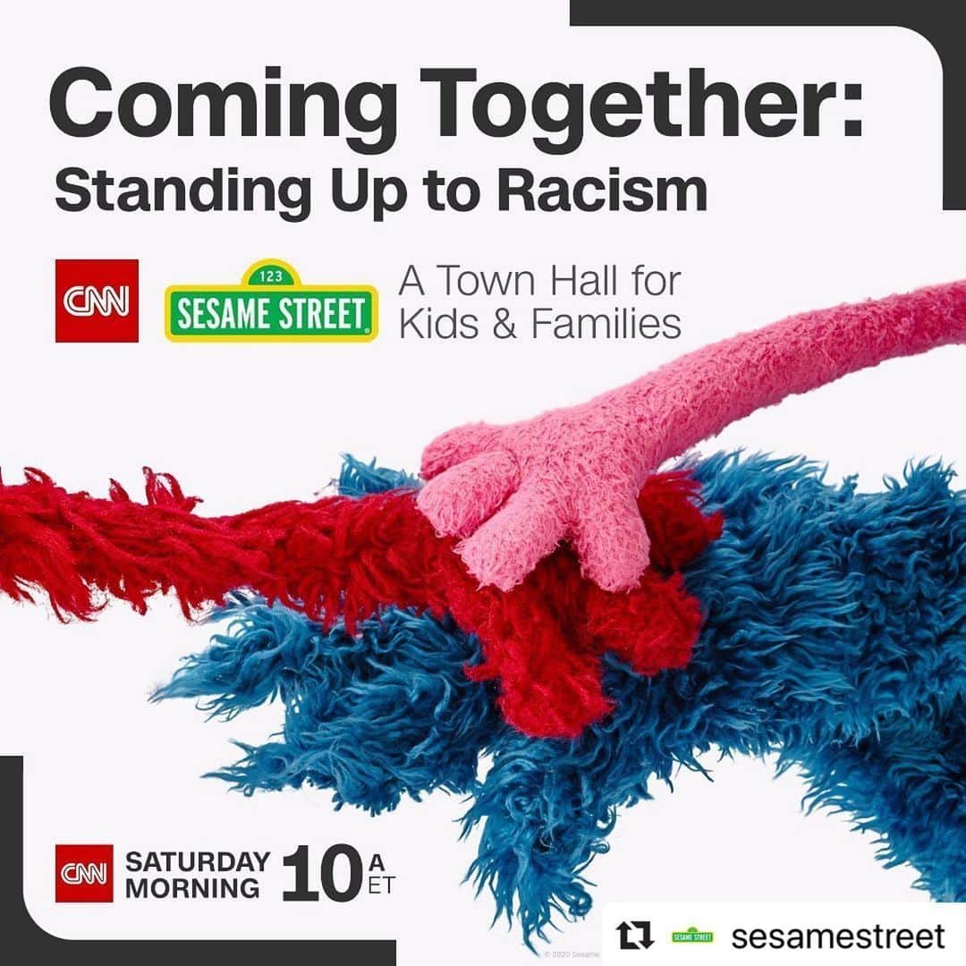 Warner Bros. Picturesさんのインスタグラム写真 - (Warner Bros. PicturesInstagram)「Sesame Street is joining @CNN this Saturday for a Town Hall to help kids and families discuss racism and the protests taking place nationwide, build empathy, and embrace diversity. Watch the hour-long special tomorrow at 10 am ET. #CNNSesameStreet」6月6日 2時01分 - wbpictures