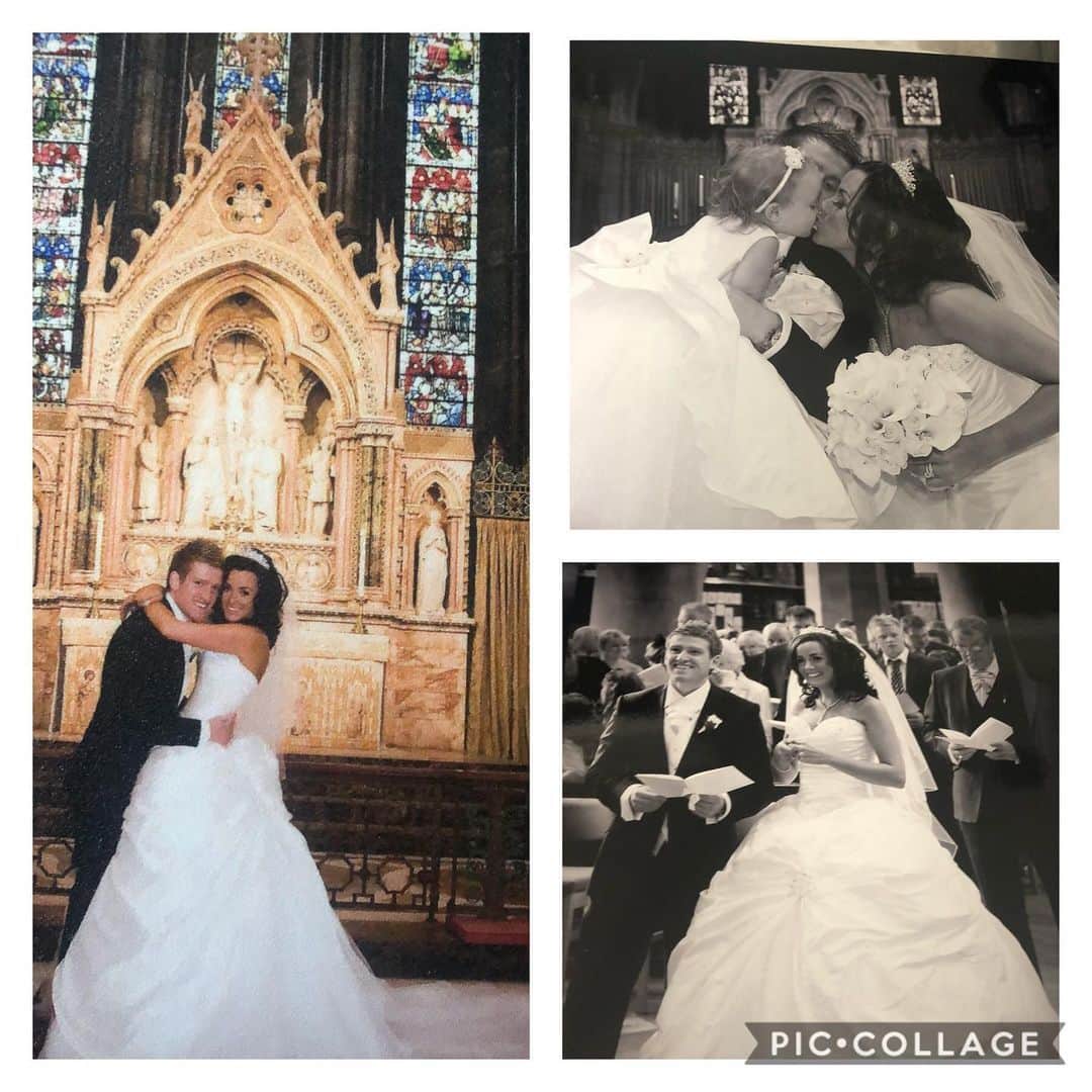スティーヴン・デイヴィスのインスタグラム：「10 years ago today I married my best friend ❤️ What a journey it’s been and excited for what the next 10 will bring for our wee family ❤️ 05.06.10」