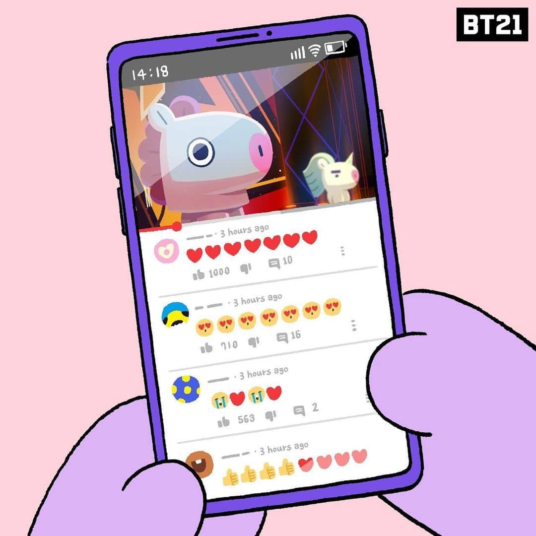 BT21 Stars of tomorrow, UNIVERSTAR!さんのインスタグラム写真 - (BT21 Stars of tomorrow, UNIVERSTAR!Instagram)「Let's prove our love and support for MANG! 💕 ⠀ MANG'll be touched by your warm comments. 😢 ⠀ Leave some words to cheer MANG up right here! 👉 Link in bio ⠀ #CheerUp #Comments #BT21_UNIVERSE #Season3 #ANIMATION #EP04 #MANG #Rematch #BT21」6月5日 18時00分 - bt21_official