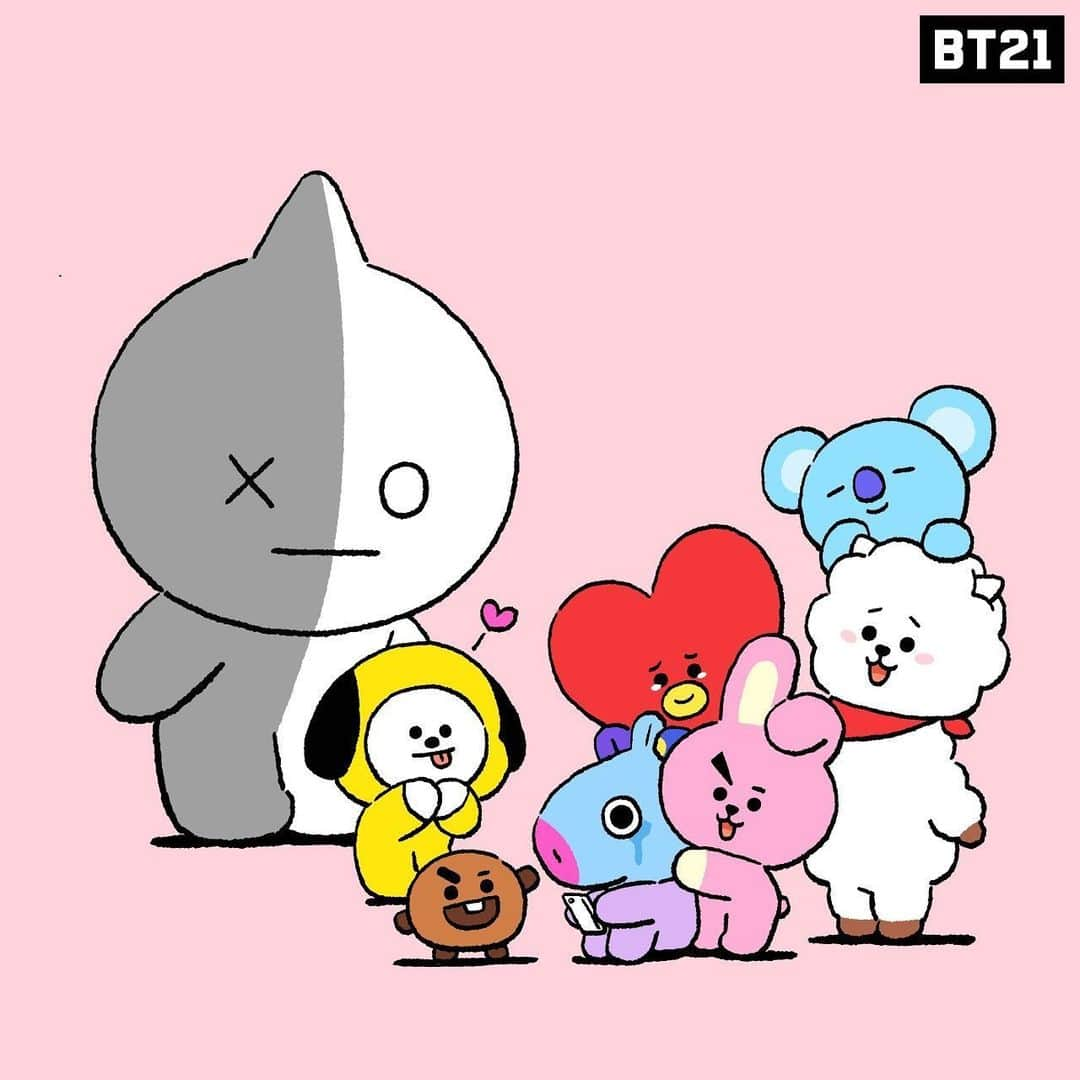 BT21 Stars of tomorrow, UNIVERSTAR!のインスタグラム