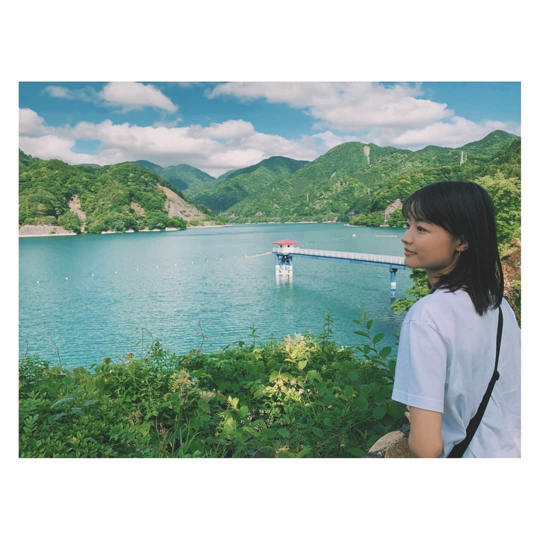 寺川里奈のインスタグラム：「空気がおいしい🌳🌿 #晴天 #景色 #自然 #nature #view #scenery #sunnyday」