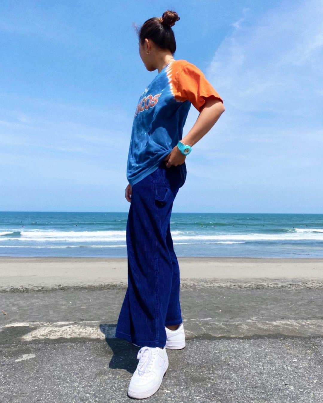 川合美乃里さんのインスタグラム写真 - (川合美乃里Instagram)「💙 もう夏だな 🧡 @babyg_jp #babyg 📷 @nagisa.0705 🍦✨」6月5日 18時26分 - minorikawai