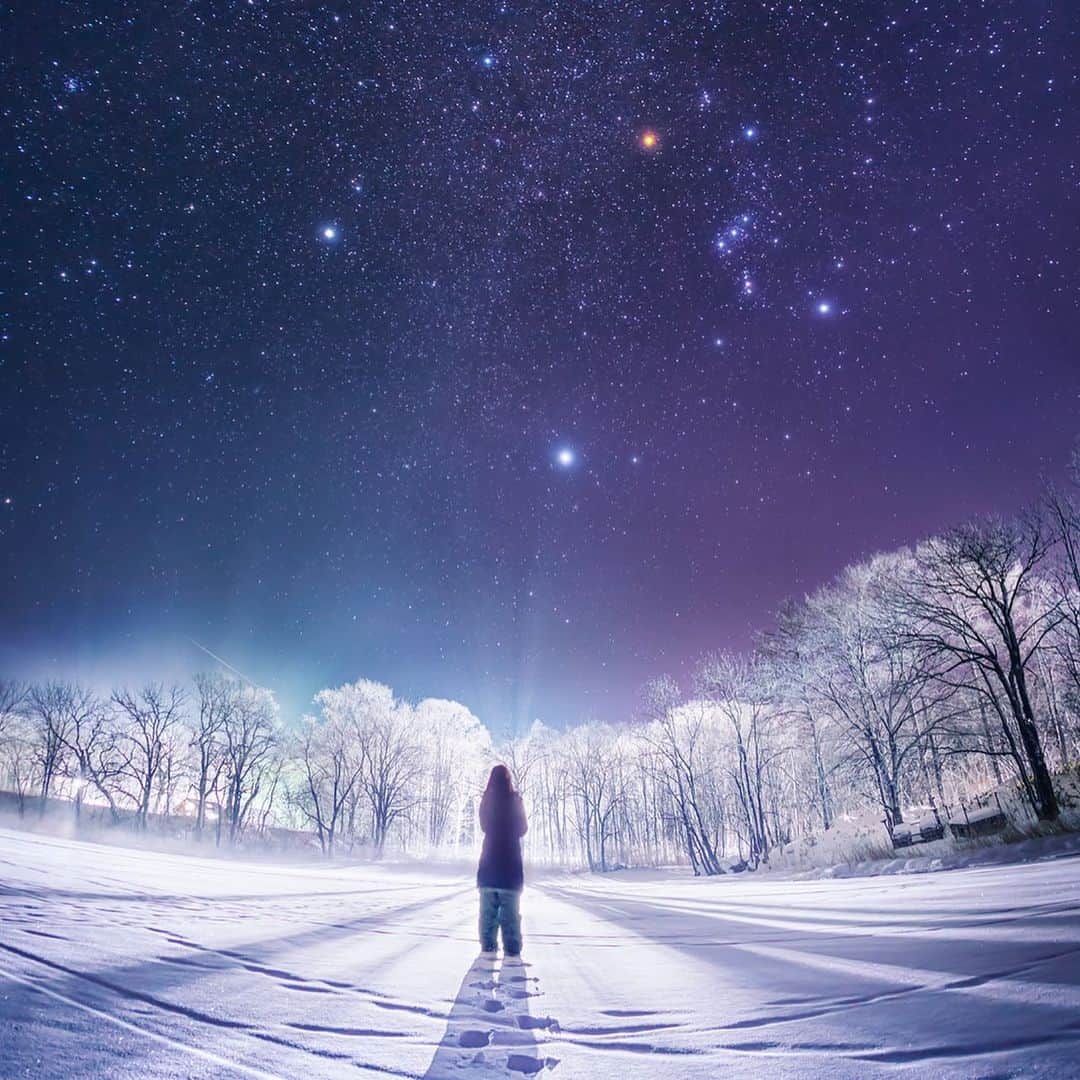 KAGAYAさんのインスタグラム写真 - (KAGAYAInstagram)「理科の教科書（小学4年生）に、私の写真が使われることになりました。 北海道で撮影した冬の大三角の写真です。 多くの方が星空や天文に興味をもつきっかけになったらいいな。 #星空」6月5日 20時15分 - kagaya11949
