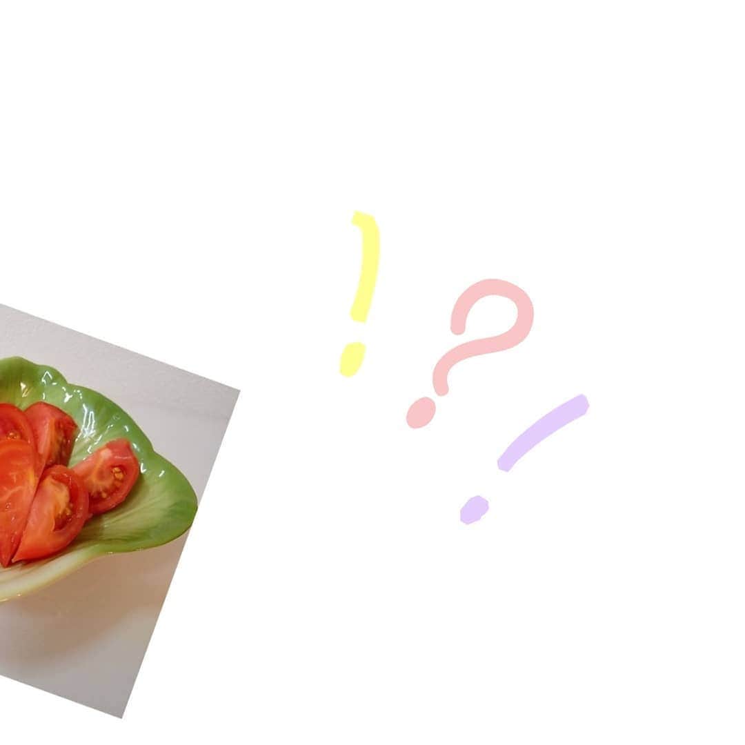 花陽みらさんのインスタグラム写真 - (花陽みらInstagram)「ふふふ😁😁#愉快なお皿 #はくさい﻿ ﻿ 沢山野菜とれました～！﻿ と満足したい時に是非😏🙌✨﻿(笑) ﻿ #トマト皿 #はくさい皿」6月5日 21時30分 - miku_hanahi