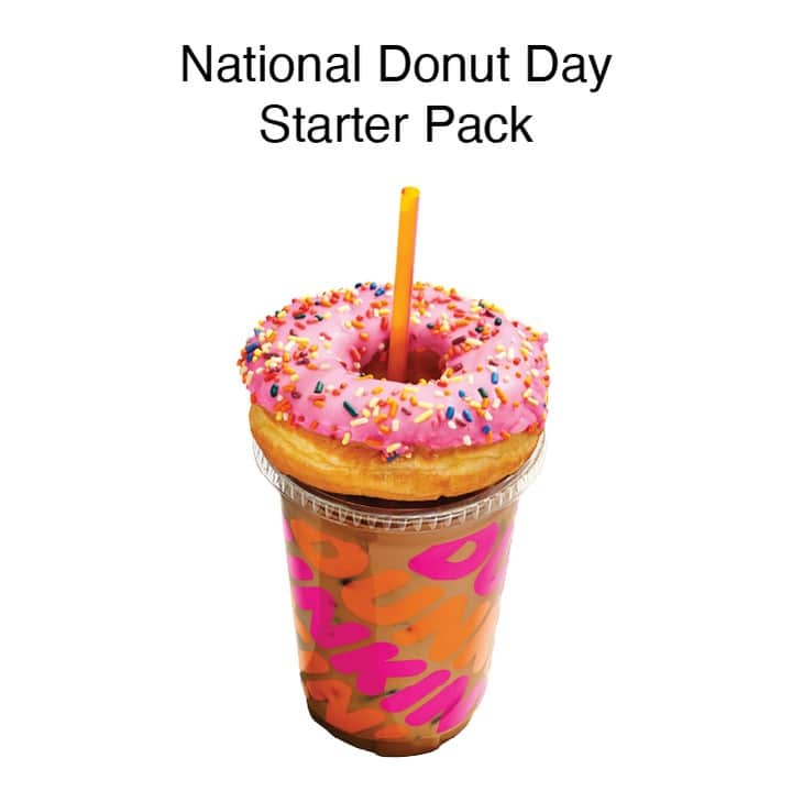 ダンキンドーナツさんのインスタグラム写真 - (ダンキンドーナツInstagram)「It’s that simple. . Get your FREE donut with any beverage purchase, today, 6/5 to celebrate #NationalDonutDay! 🍩 . Participation may vary. Limited time offer. While supplies last.」6月5日 22時00分 - dunkin