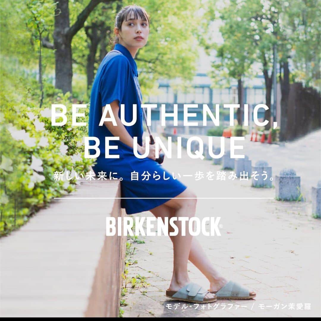 モーガン茉愛羅さんのインスタグラム写真 - (モーガン茉愛羅Instagram)「BIRKEN STOCK 💙 『新しい未来に自分らしい一歩を踏み出そう』 インタビュー動画も公開しています。 #birkenstock」6月5日 22時21分 - malaciel