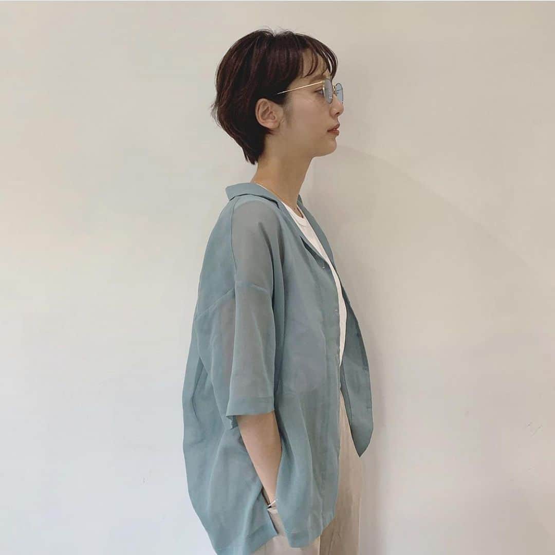 野口和弘のインスタグラム：「石田一帆ヘアメンテ。 @ishidakazuho . いつもより少し長めのショートボブ。 . #cieca. #ciecanoguchi」