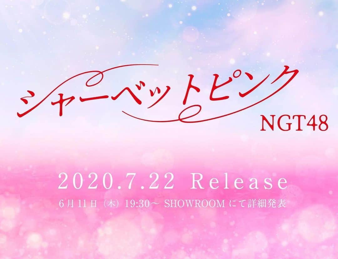 清司麗菜さんのインスタグラム写真 - (清司麗菜Instagram)「7月22日に NGT48 5枚目のシングルを発売させて頂くことが発表されました。  ユニバーサルミュージックさんご協力のもと、約一年9ヶ月ぶりのシングル発売となります。  ここまでNGT48は本当にたくさんの方に支えて頂いてきました。  今回のシングル発売についてはさまざまな意見があると思いますが、たくさんの方に笑顔を届けたいですし、支えてくださった全ての方々に少しでも恩返しをできるよう精一杯頑張りたいと思っています！！ よろしくお願いします😌  #ngt48#5枚目シングル#シャーベットピンク」6月5日 23時18分 - seiji_0007