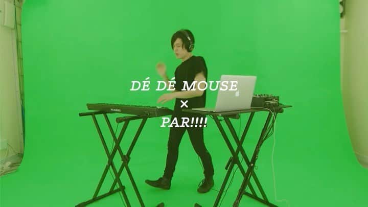 DE DE MOUSEのインスタグラム：「‪I played in Chroma key!!!!‬ ‪LittlenélloとPAR!!!!にかかると、あたかも巨大ステージでプレイしてるかのよう！！‬ ‪journey to freedom (Unreleased Edit)‬ #dédémouse #dedemouse #デデマウス #電電鼠 #PAR!!!! #littlenello #nulifegroove」