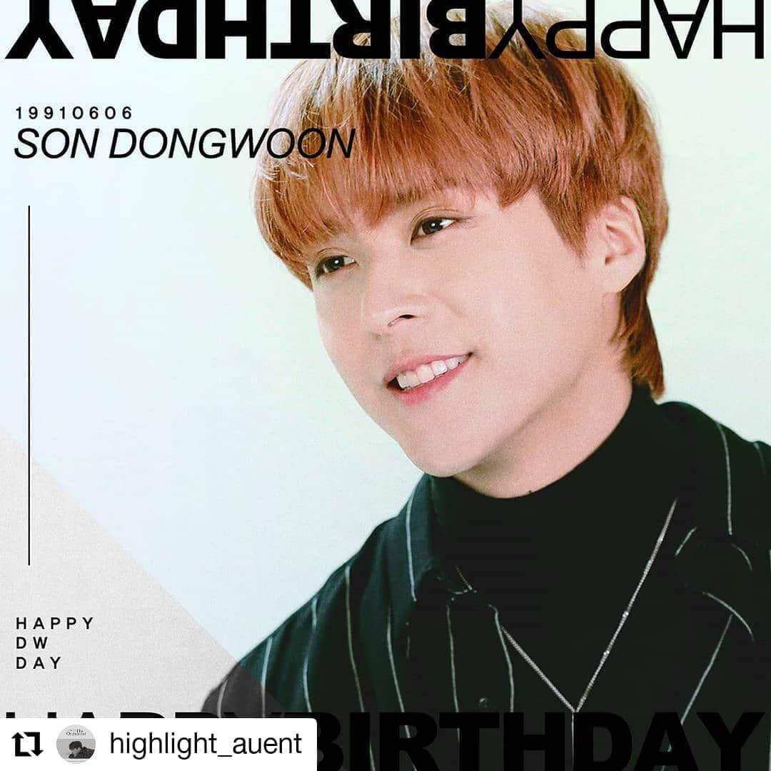 HIGHLIGHTのインスタグラム：「#Repost @highlight_auent • • • • • • ♡ HAPPY DONGWOON DAY ♡ . . 여름의 시작을 알리는 오늘이 있어 태양의 뜨거움마저도 기다려지는 날, 하이라이트 손동운 님의 생일을 진심으로 축하합니다:) . . #HappyDongWoonDay #해피동운데이 #하이라이트 #Highlight #손동운」