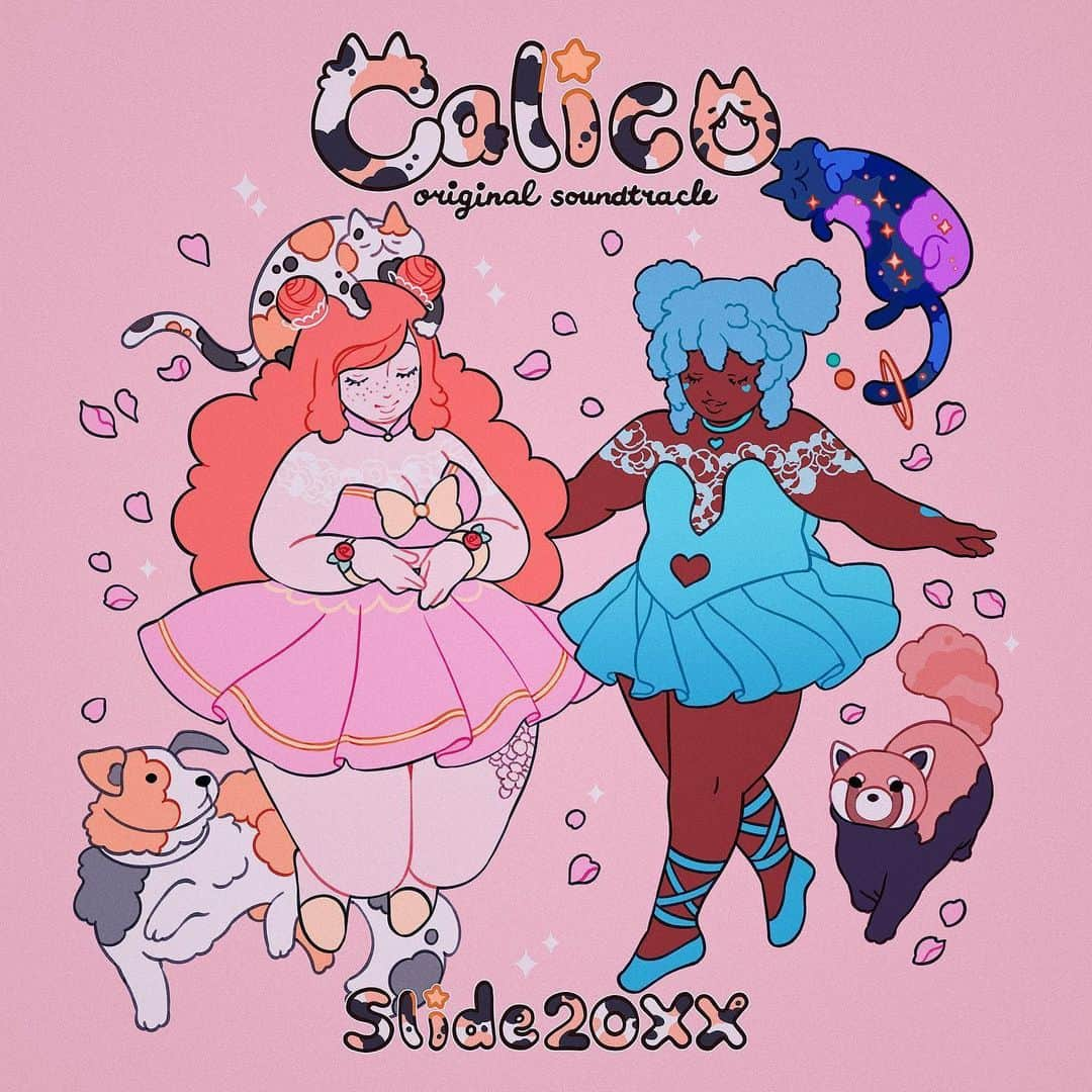 meyocoさんのインスタグラム写真 - (meyocoInstagram)「I had the incredible opportunity to work with @slide20xx_composer to create the album art for @calicogame soundtrack. You can add the game to your wishlist on Steam and preorder the soundtrack on Bandcamp! Link in bio! 🌸✨ . . . . . . . . . . #art #illustration #artistsoninstagram #digitalart」6月6日 0時09分 - meyoco