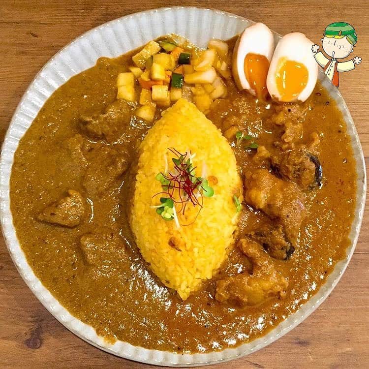 Osaka Bob（大阪観光局公式キャラクター）さんのインスタグラム写真 - (Osaka Bob（大阪観光局公式キャラクター）Instagram)「Spice Syokudo Nikki in Honmachi serves up a delicious curry. And they’re offering takeout service too 😋🍛 本町の「スパイス食堂ニッキ」@nikki1001curry ではボリューミーで本格的なカレーが楽しめちゃう😋🍛 テイクアウトもしてるみたい🎶  Photo by @yum._.yum._.zz ————————————————————— #maido #withOsakaBob #OSAKA #osakatrip #japan #nihon #OsakaJapan #大坂 #오사카 #大阪 #Оsака #Осака #โอซาก้า  #大阪観光 #スパイス食堂ニッキ #カレー #本町」6月6日 0時11分 - maido_osaka_bob