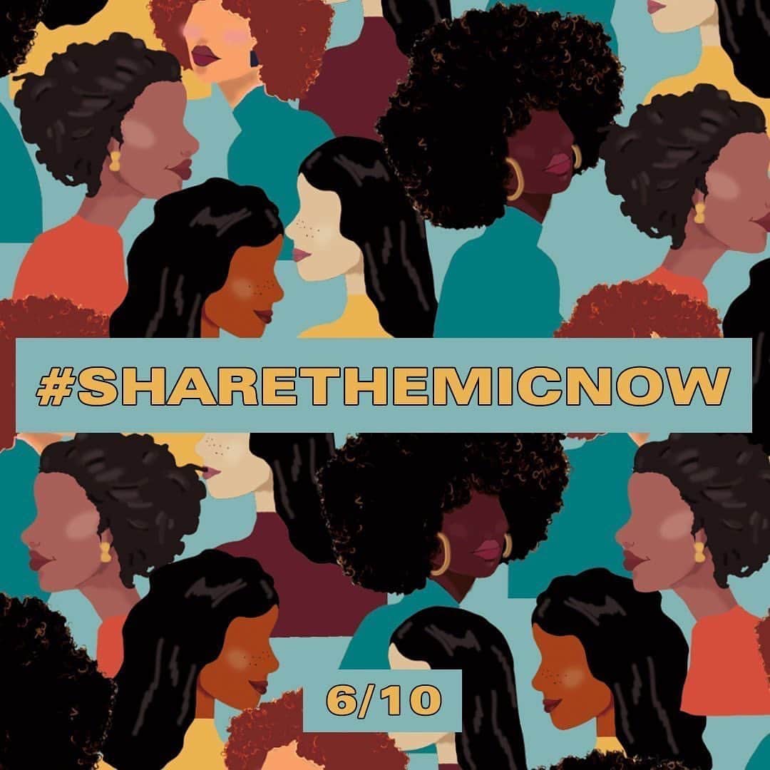 ミシェル・モナハンさんのインスタグラム写真 - (ミシェル・モナハンInstagram)「On Wednesday, June 10, I will #SharetheMicNow with another voice. Listen up. 👂🏿👂🏾👂🏽👂🏼👂🏻 Art: @missmoultrie」6月6日 10時57分 - michellemonaghan