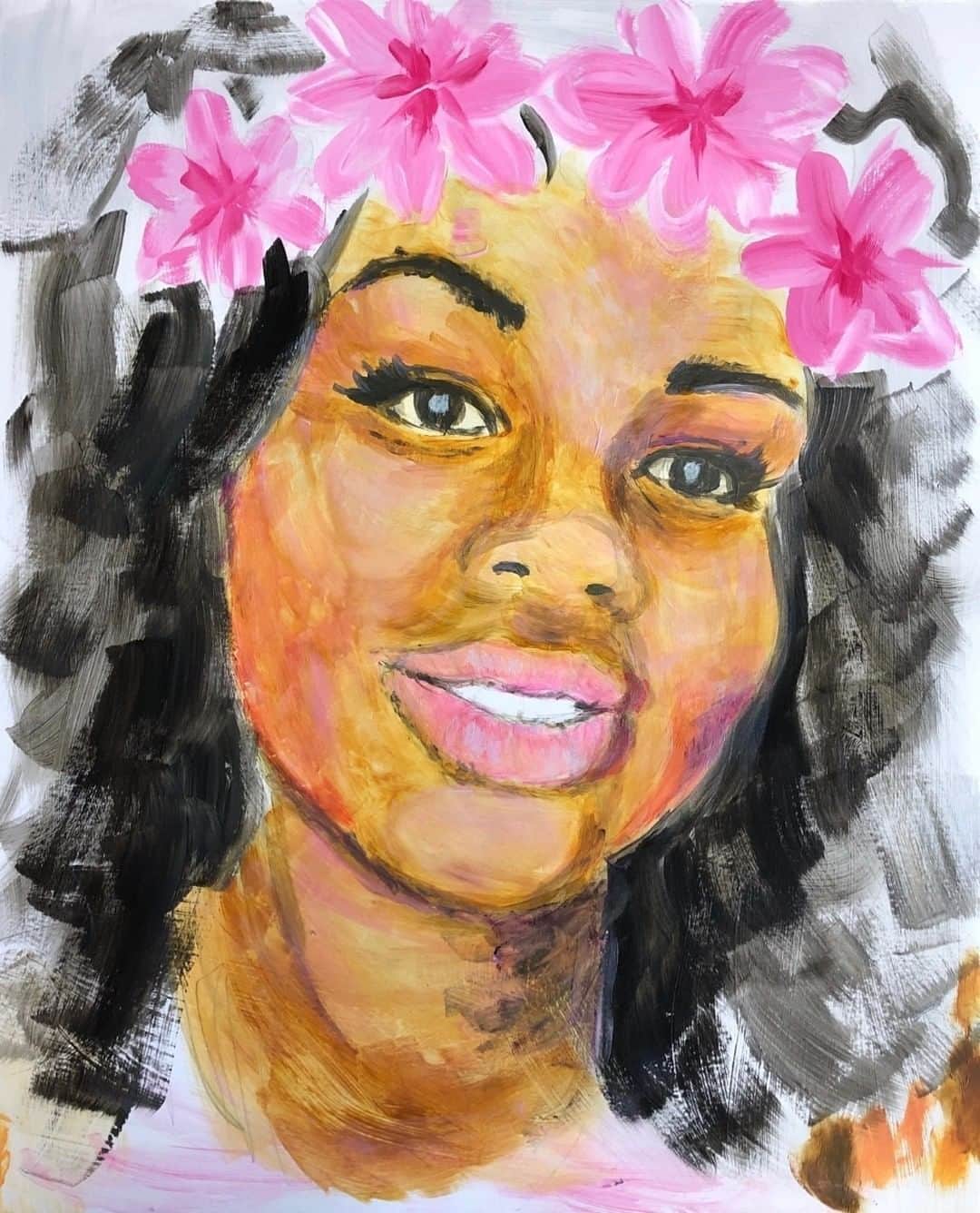 パール・ジャムさんのインスタグラム写真 - (パール・ジャムInstagram)「Today should be Breonna Taylor's 27th birthday. Celebrate her life by fighting for her justice. Find 10 actions you can take to honor her memory at the link in bio. Painting by April Acevez Cameron #BirthdayForBreonna #SayHerName」6月6日 4時45分 - pearljam