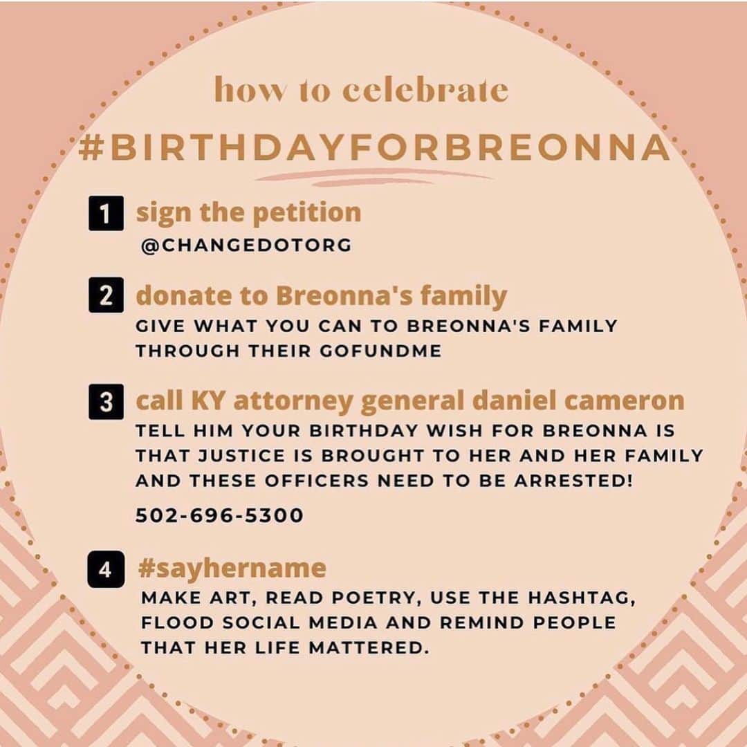 ルーシー・ヘイルさんのインスタグラム写真 - (ルーシー・ヘイルInstagram)「HAPPY BIRTHDAY BREONNA 💜 YOUR LIFE MATTERED.  #sayhername #birthdayforbreonna - swipe to see how you can help fight for her - artwork by @gracieleeart」6月6日 4時58分 - lucyhale