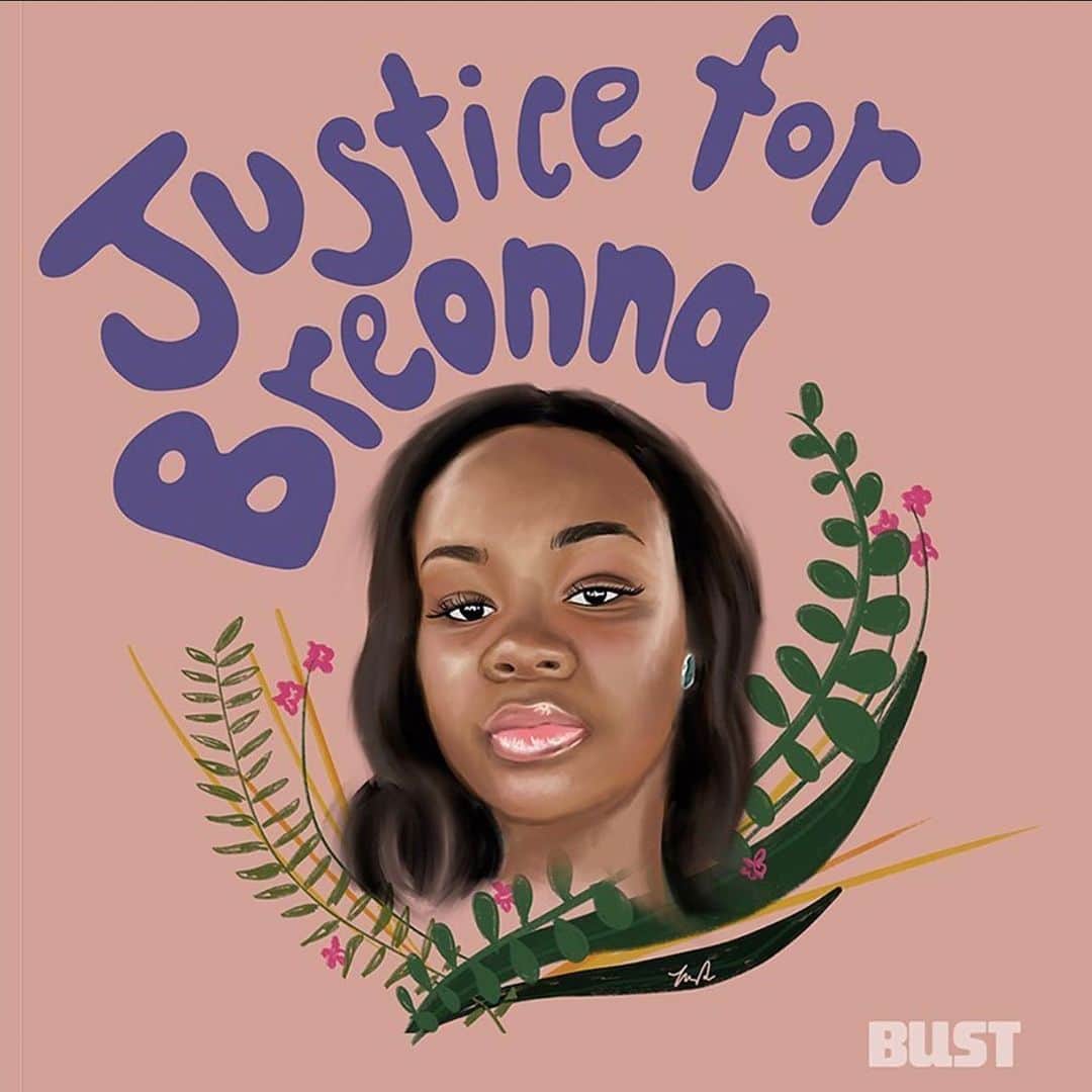 サーシャ・グレイのインスタグラム：「Repost from @bust_magazine using @RepostRegramApp - In March, Breonna Taylor was murdered by police in her own home at night when officers conducted a raid at her house. They entered without knocking or identifying themselves as police.  Breonna was a first responder and EMT who worked on the frontlines as an essential worker during the pandemic. This Friday, June 5, would have been her 27th birthday. “She loved to help people. She loved life and she was just figuring hers out,” said Tamika Palmer, Breonna’s mother. “She was just getting started.” Today, the Metro Council Committee cleared legislation to limit no-knock warrants — but we still have a long way to go. Take these actions to demand #JusticeForBre, and make sure to celebrate her birthday on social media by using the hashtag #SayHerName.  #BreonnaTaylor #JusticeForBreonnaTaylor #blacklivesmatter illustration by @maddybrookesart」