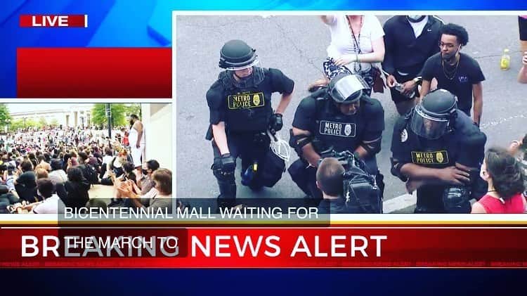 ジョニー・ガレッキのインスタグラム：「I couldn’t be more galvanized, assured and touched watching the footage out of Nashville yesterday. The peacefulness. The understanding. The unity. It was a beautiful picture of humanity and harmony from both the 10,000 plus protesters and our law enforcement. This is how our voices are heard and resonate. Collectively and peacefully. This is how change is made. Much love. Stay healthy and stay safe. We will survive this time. Changed and evolved.」