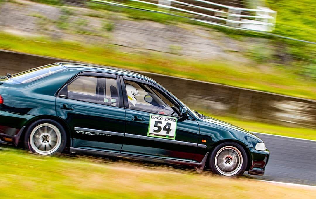 のインスタグラム：「_ Honda Auto Okayama EG9 Honda CIVIC Ferio SiR _ _ Shot on May-24 2020 "HONDA VTEC ONE MAKE RACE 2020 Rd.2" organized by @zerofighterautocustom at Okayama International Circuit _ owner: @today_spirit photo: @mistbahn _ _ JP) 2020年5月24日 岡山国際サーキット、ゼロファイターさん主催「HONDA VTEC ONE MAKE RACE 2020 Rd.2」。 _ _ #hondavteconemakerace #ホンダvtecワンメイクレース #zerofighterautocustom #okayamainternationalcircuit #岡山国際サーキット #honda #civic #hondacivic #ホンダシビック #シビック #eg9 #eg8 #eg #egcivic #eg6 #ctr #civicferio #ferio #シビックフェリオ #フェリオ #hondaautookayama #ホンダオート岡山 #osakajdm #kanjo #kanjostyle #kanjoracer #kanjozoku #timeattack #timeattackjapan #hondasontrack」